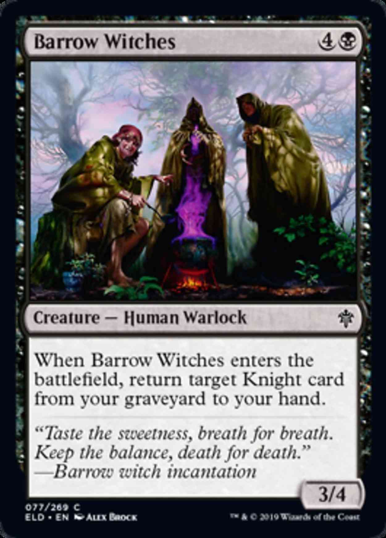 Barrow Witches magic card front