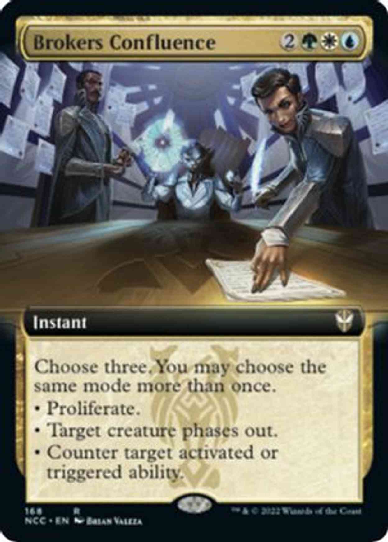 Brokers Confluence (Extended Art) magic card front