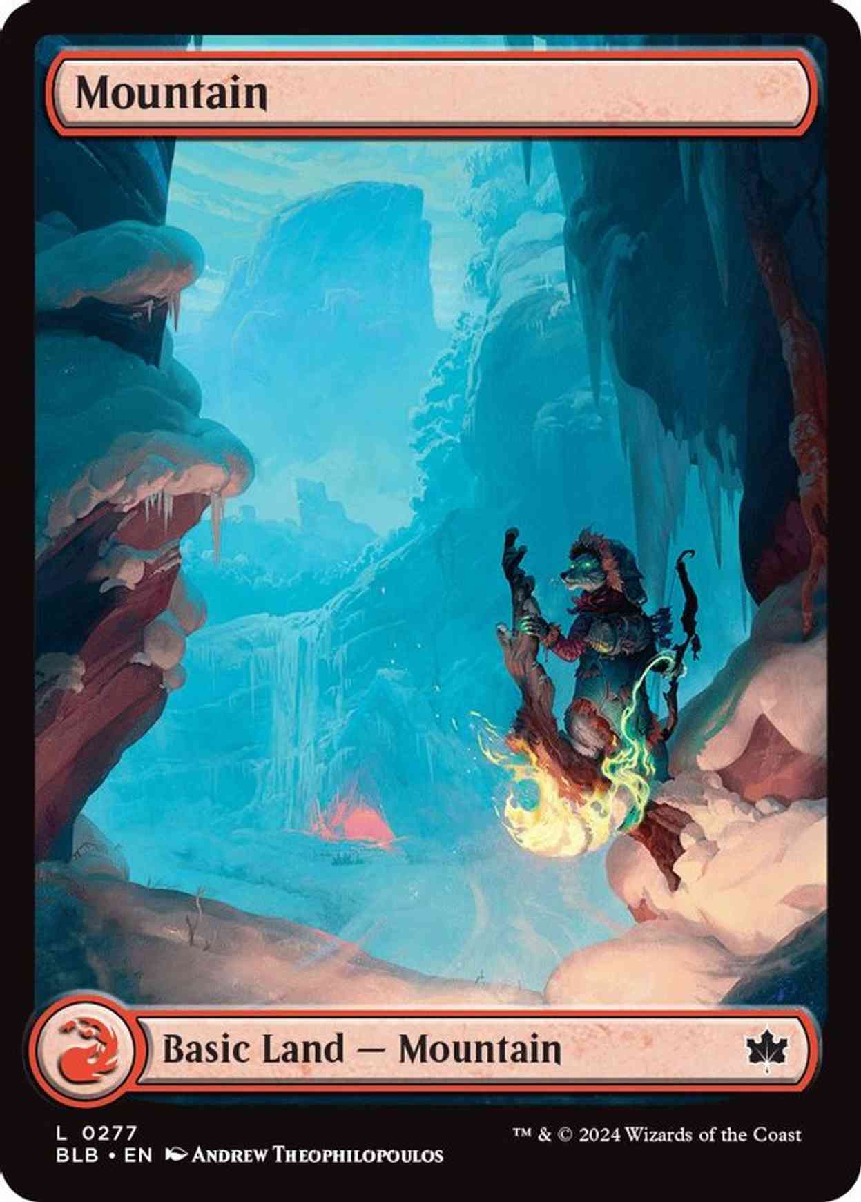 Mountain (0277) magic card front