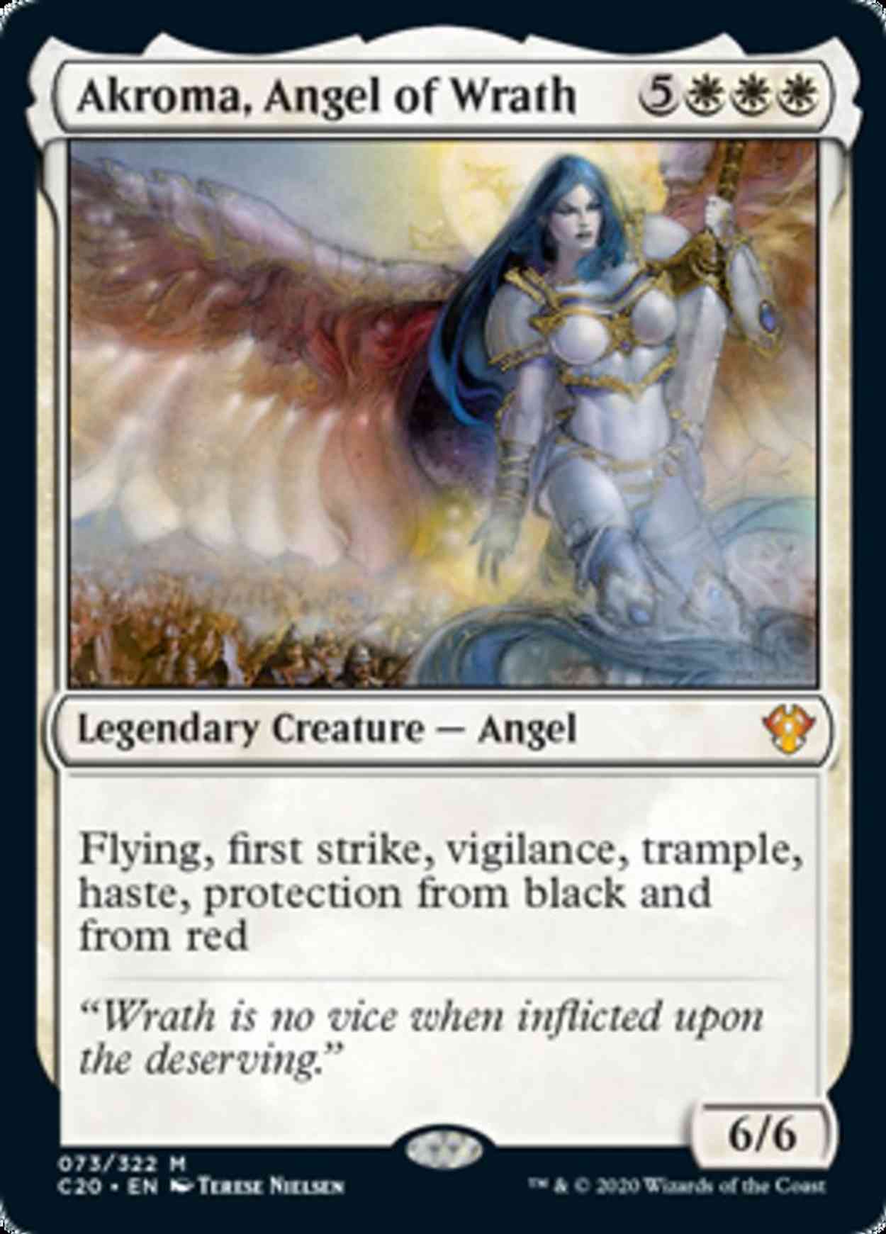 Akroma, Angel of Wrath magic card front