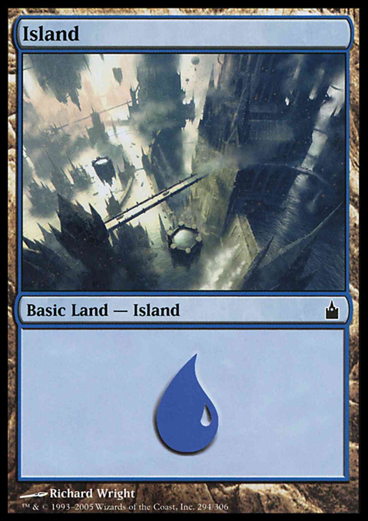 Island (294) magic card front