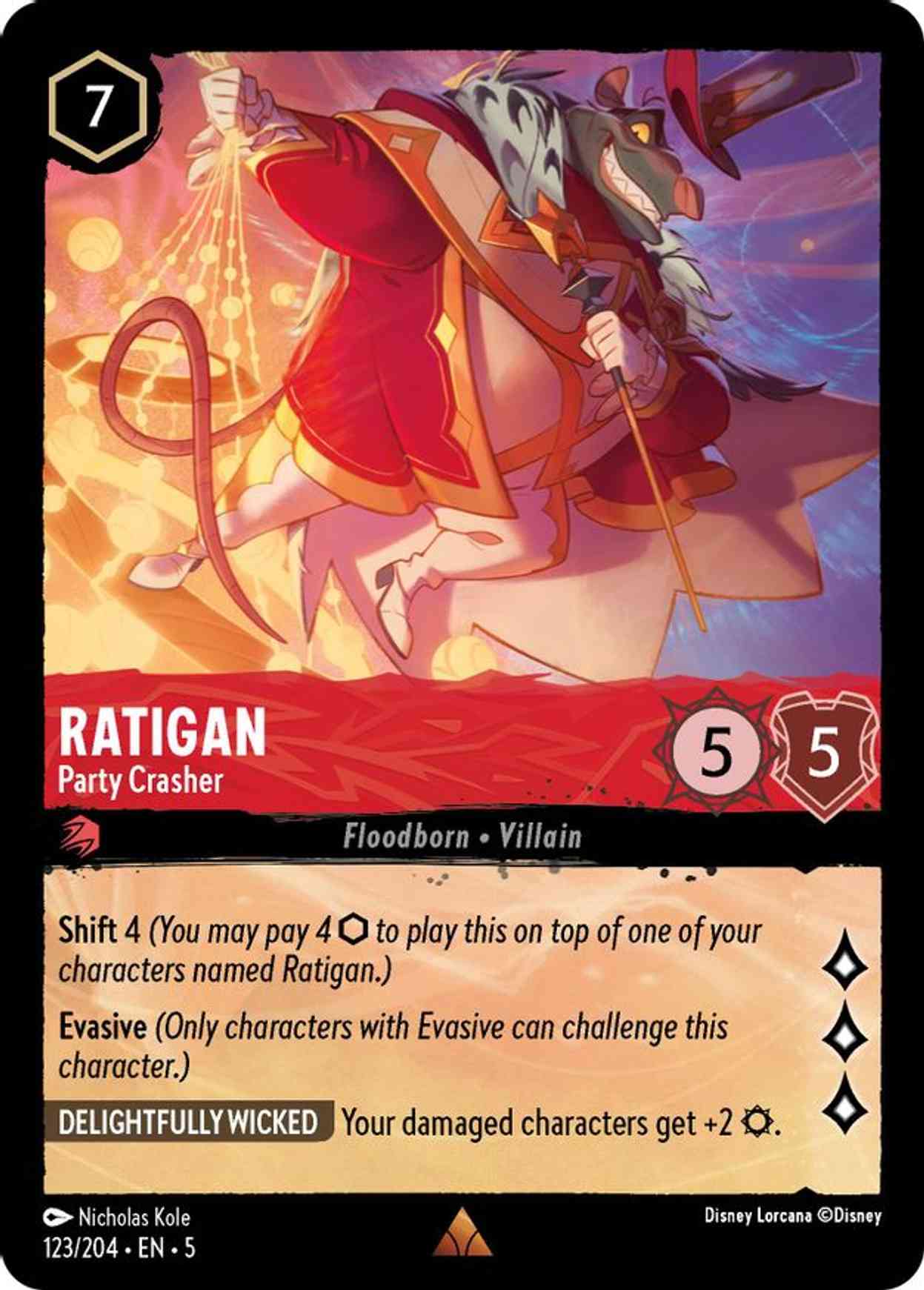 Ratigan - Party Crasher magic card front