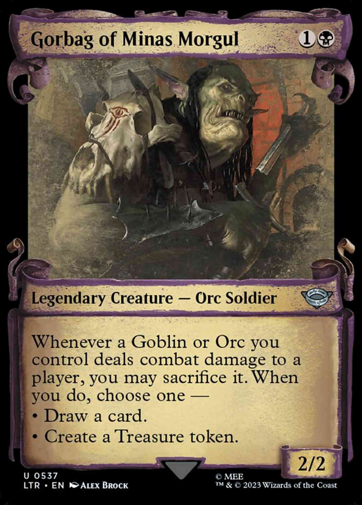 Gorbag of Minas Morgul (Showcase Scrolls) magic card front