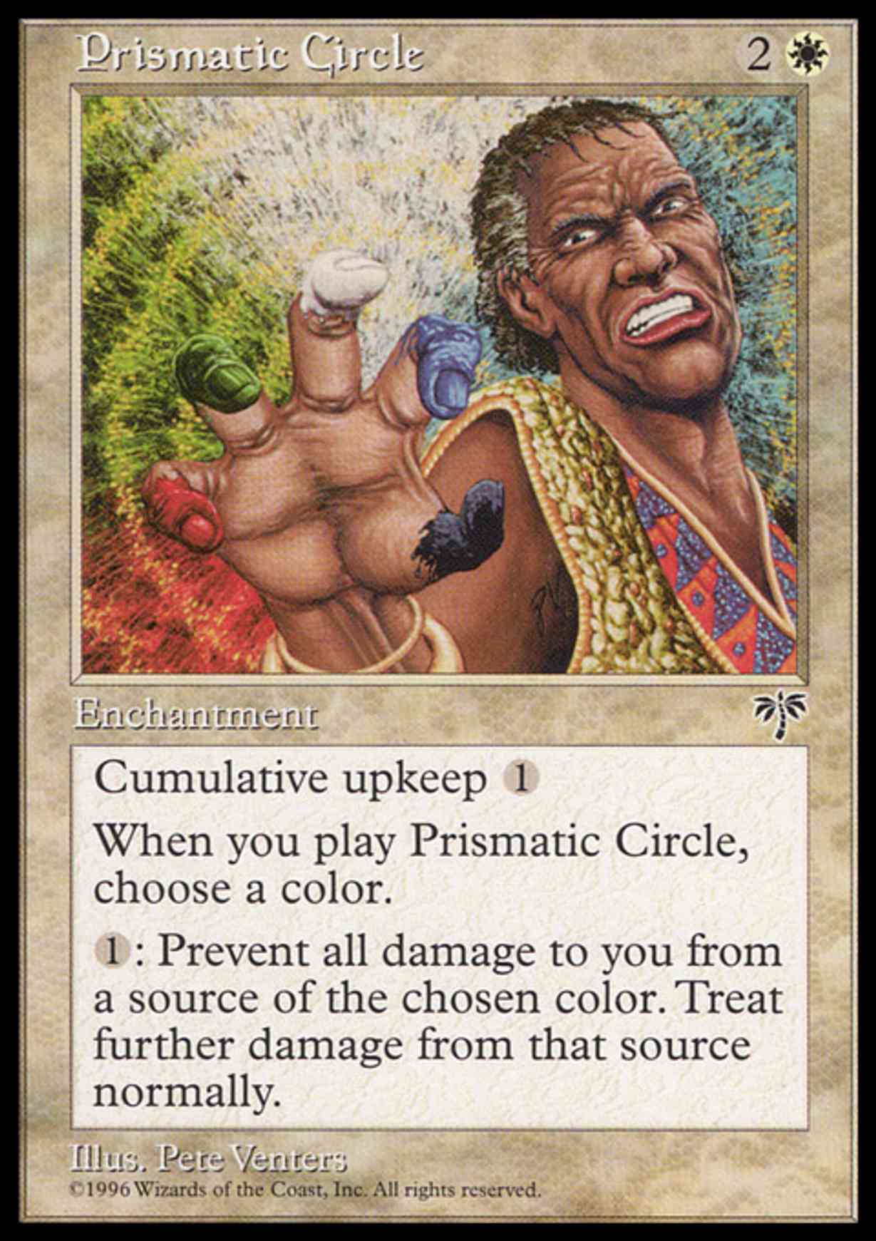Prismatic Circle magic card front