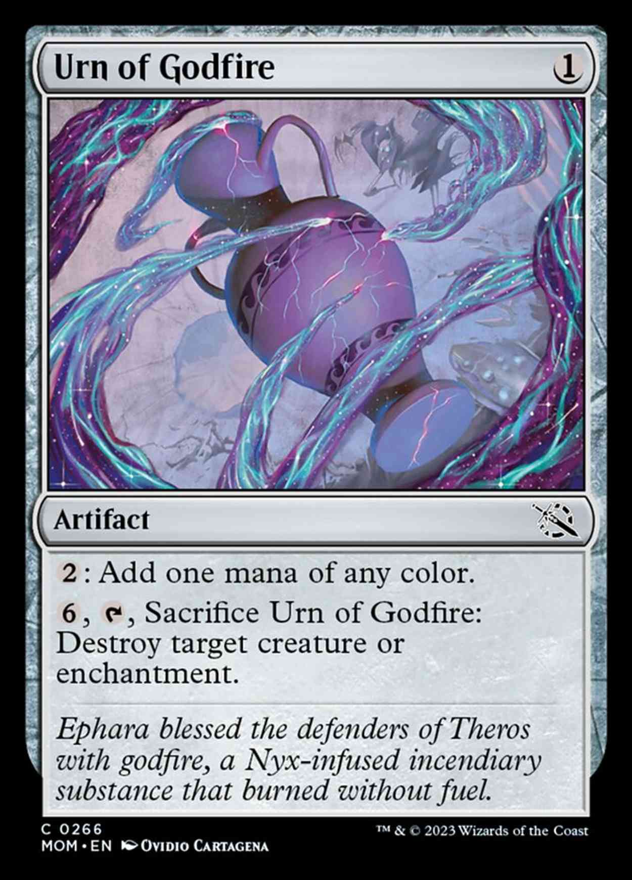 Urn of Godfire magic card front