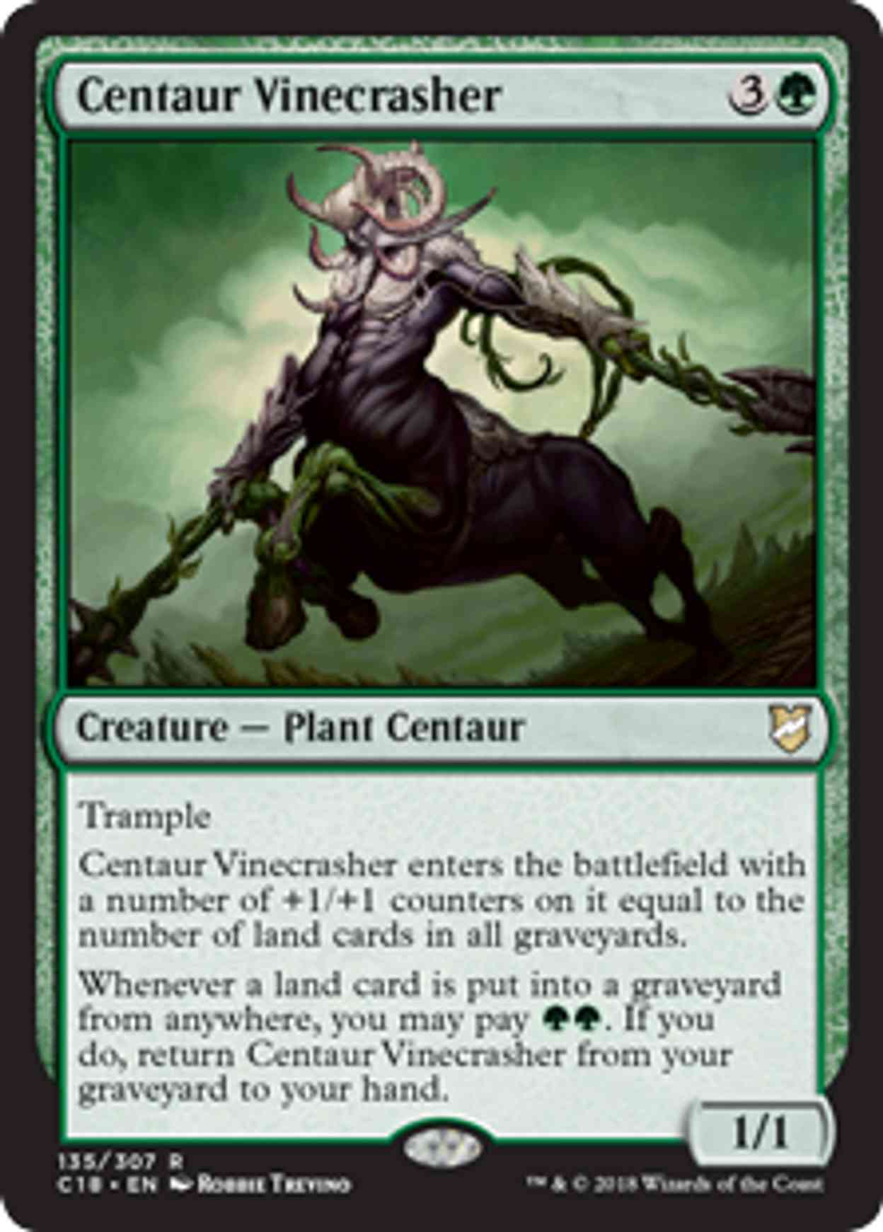 Centaur Vinecrasher magic card front
