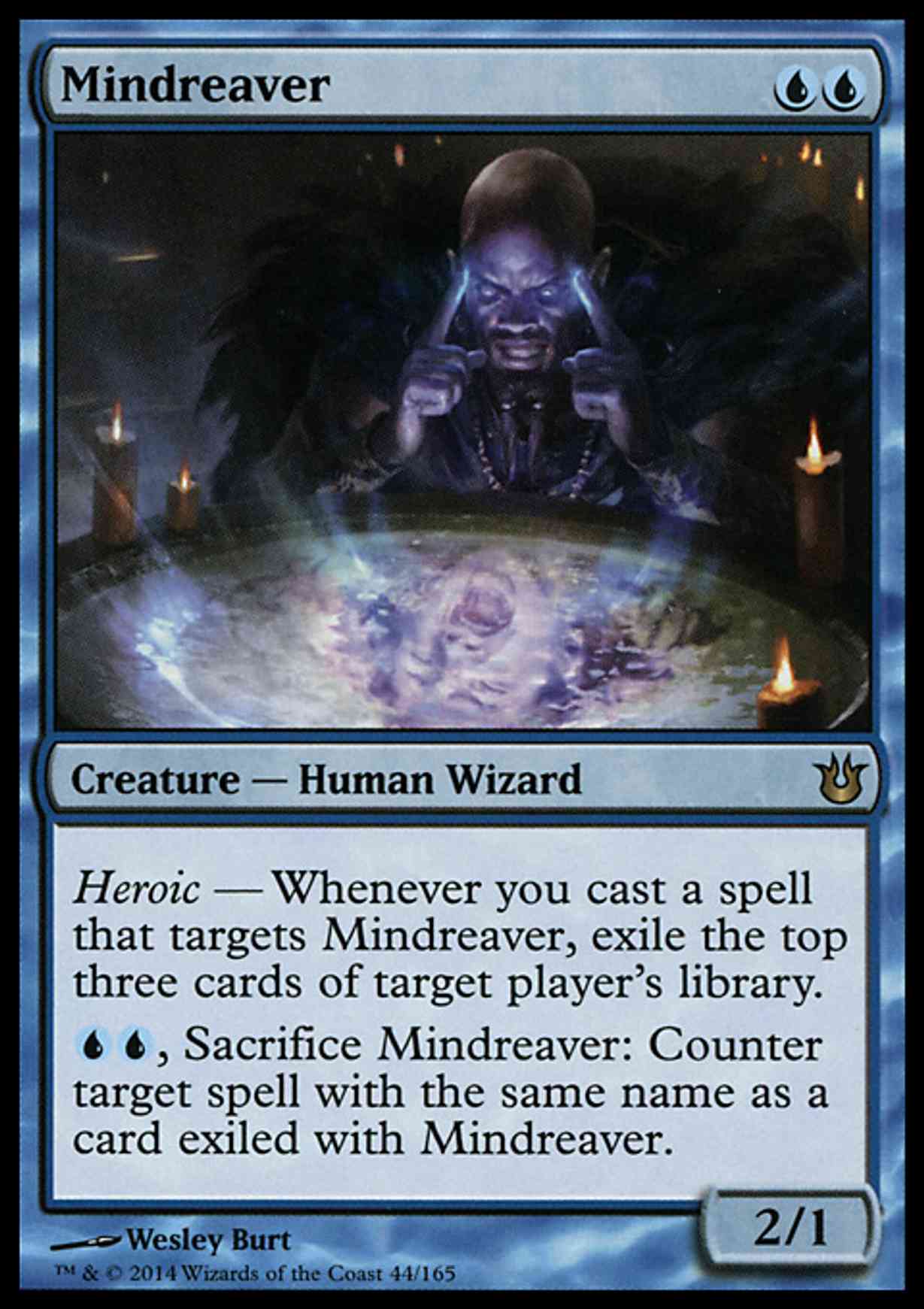 Mindreaver magic card front