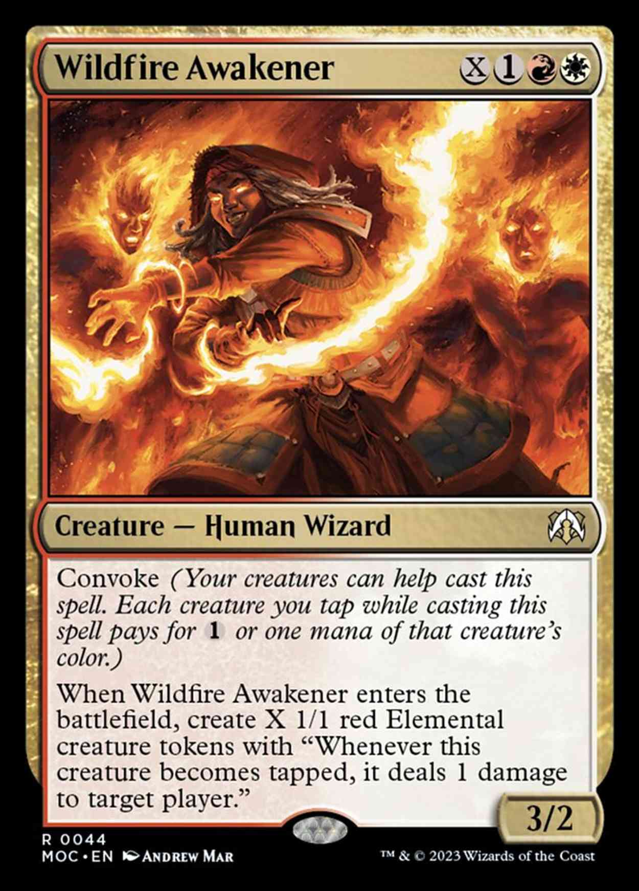 Wildfire Awakener magic card front