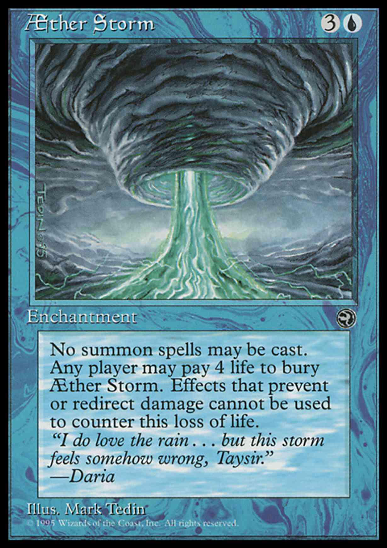 AEther Storm magic card front