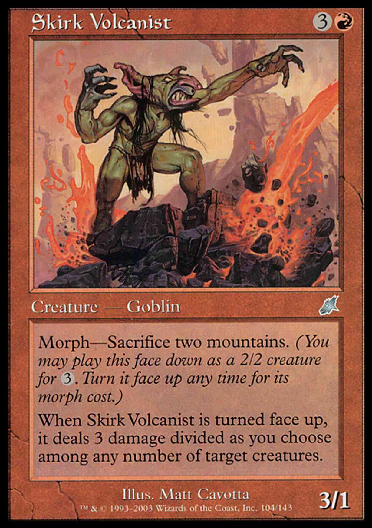 Skirk Volcanist magic card front