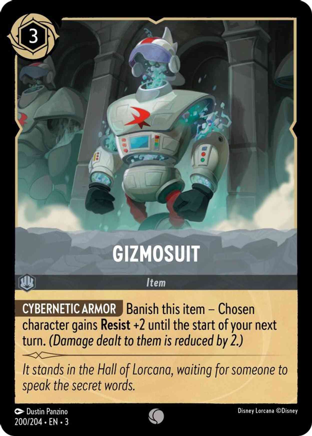Gizmosuit magic card front