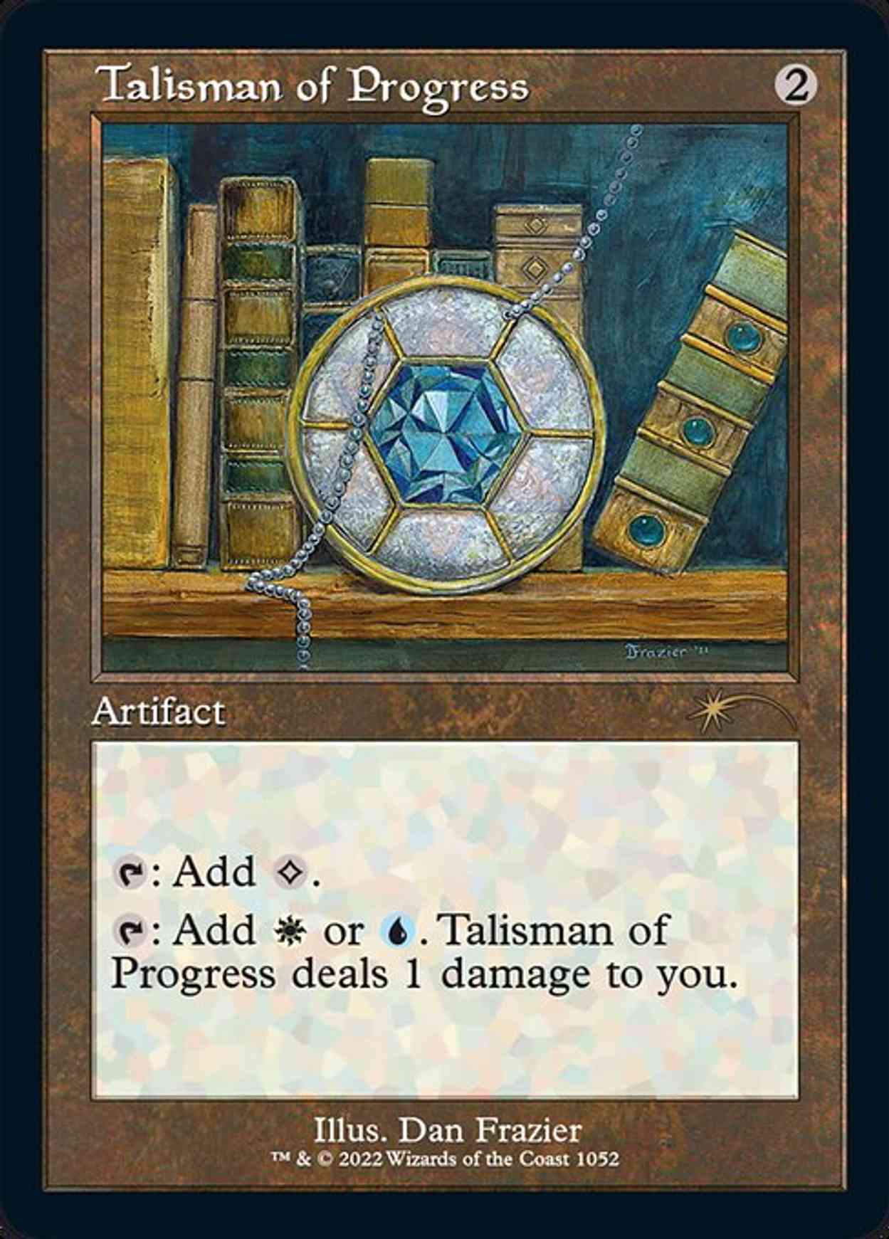 Talisman of Progress (Retro Frame) (Etched Foil) magic card front