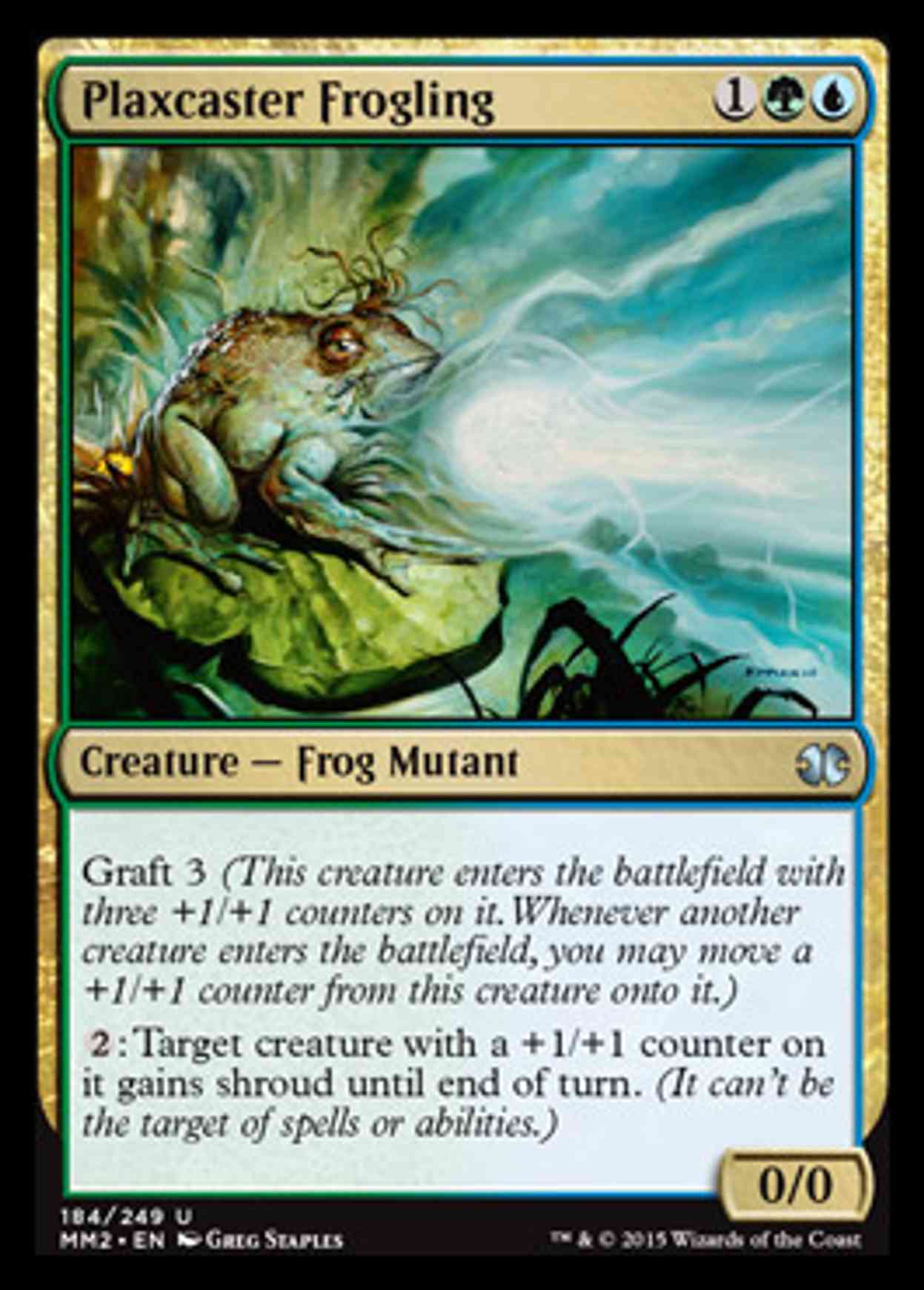 Plaxcaster Frogling magic card front