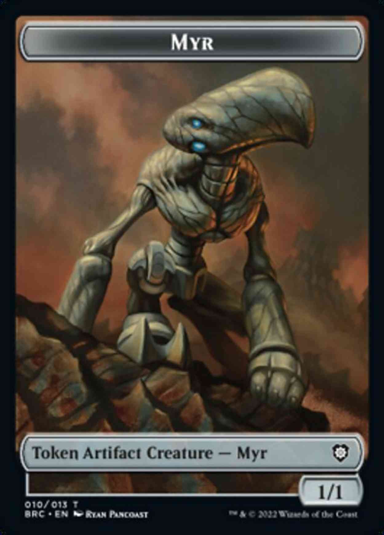 Myr // Servo Double-sided Token magic card front