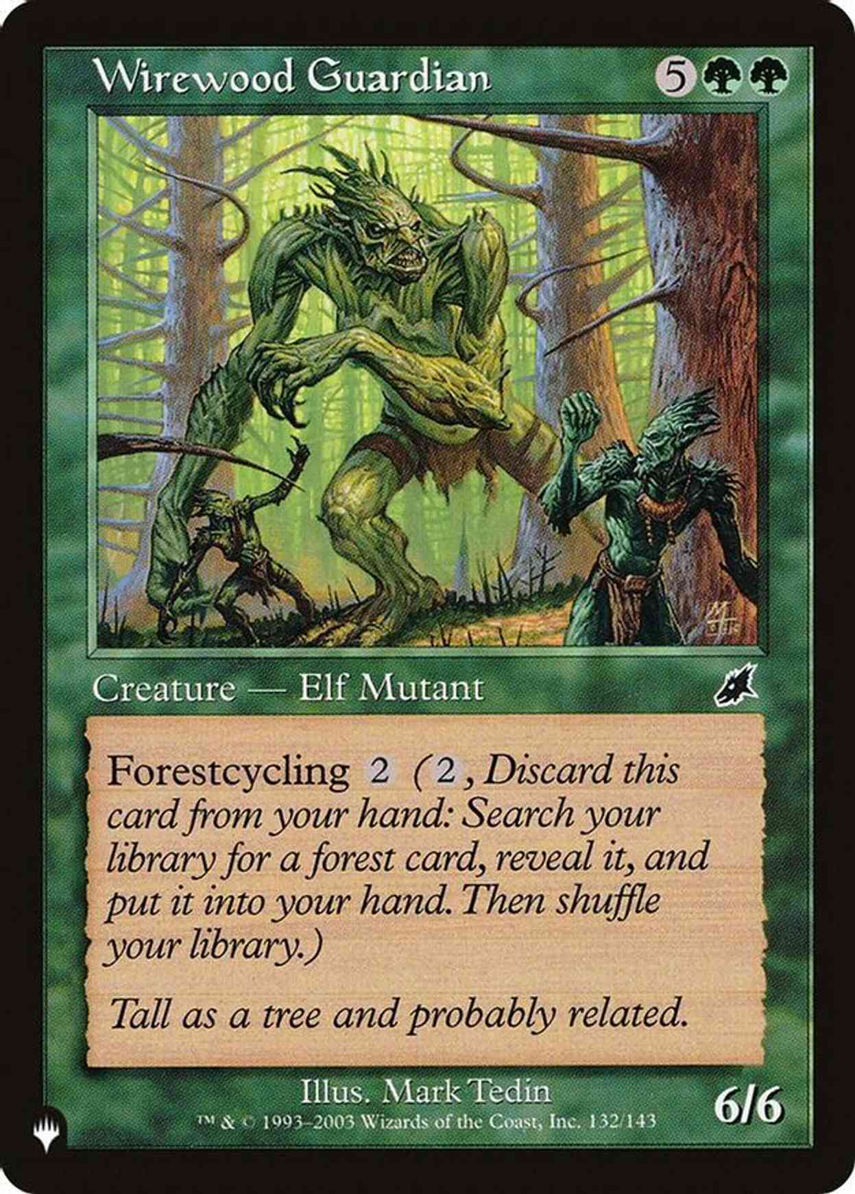 Wirewood Guardian magic card front