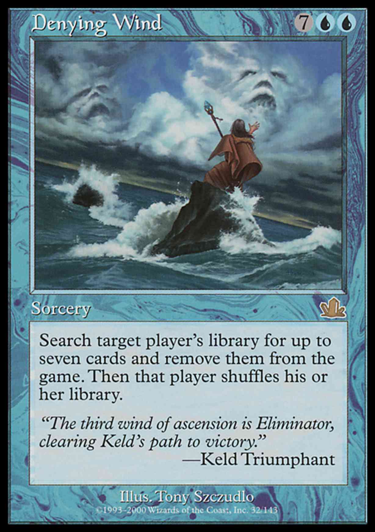 Denying Wind magic card front