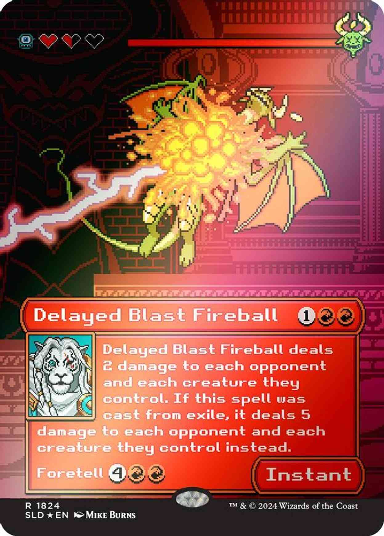 Delayed Blast Fireball (Rainbow Foil) magic card front