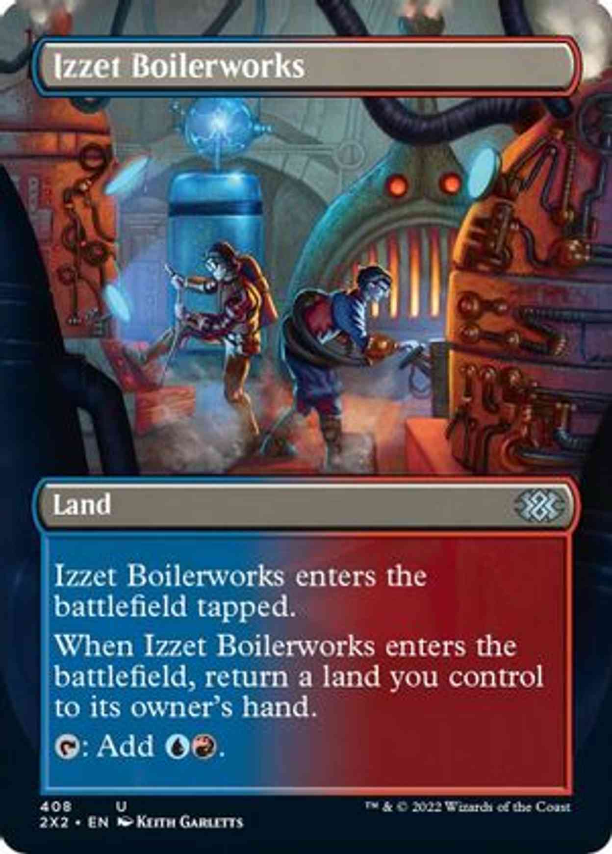 Izzet Boilerworks (Borderless) magic card front