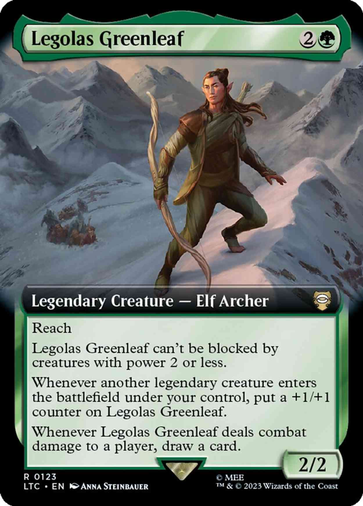 Legolas Greenleaf (Extended Art) magic card front