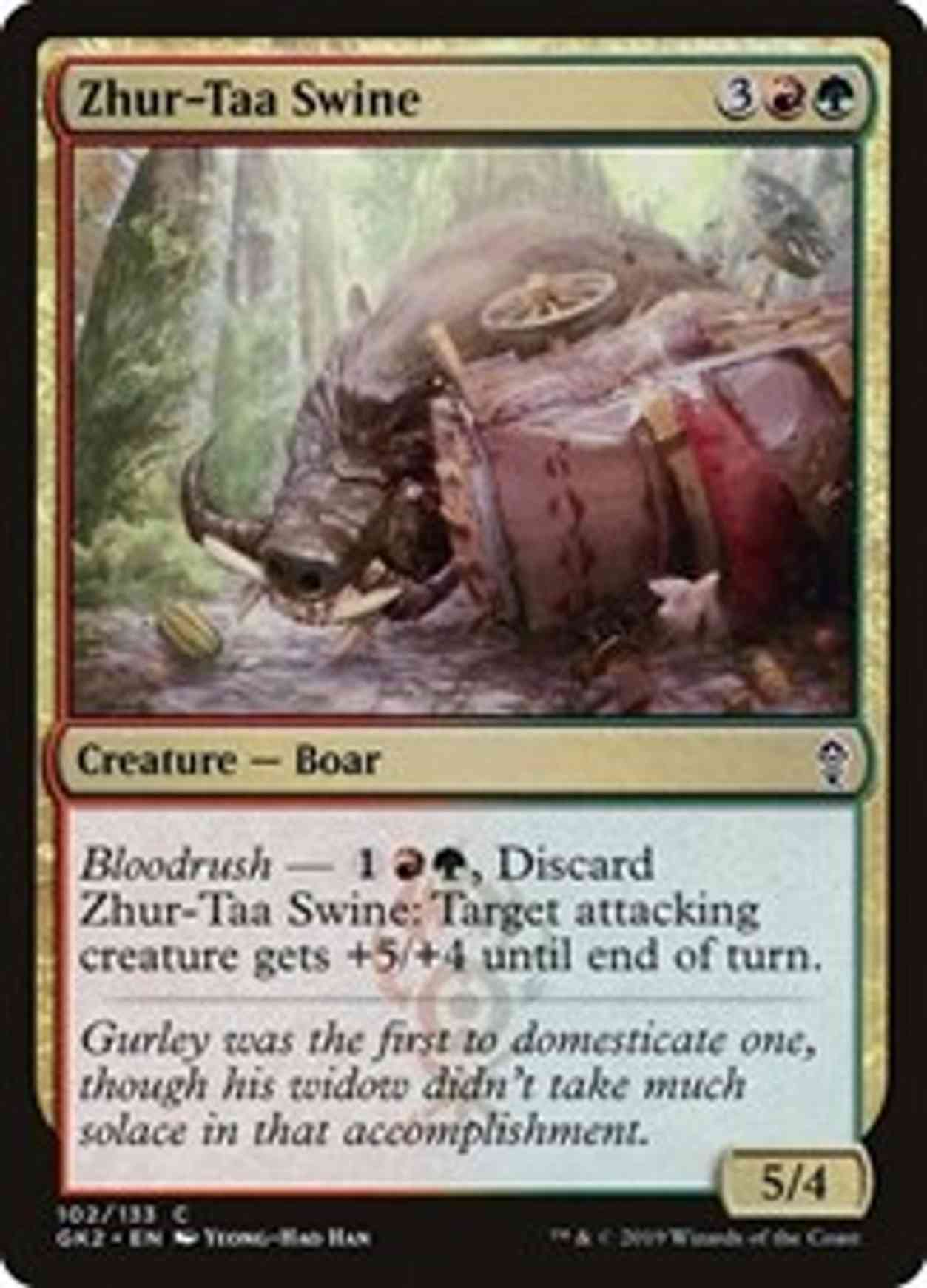 Zhur-Taa Swine magic card front
