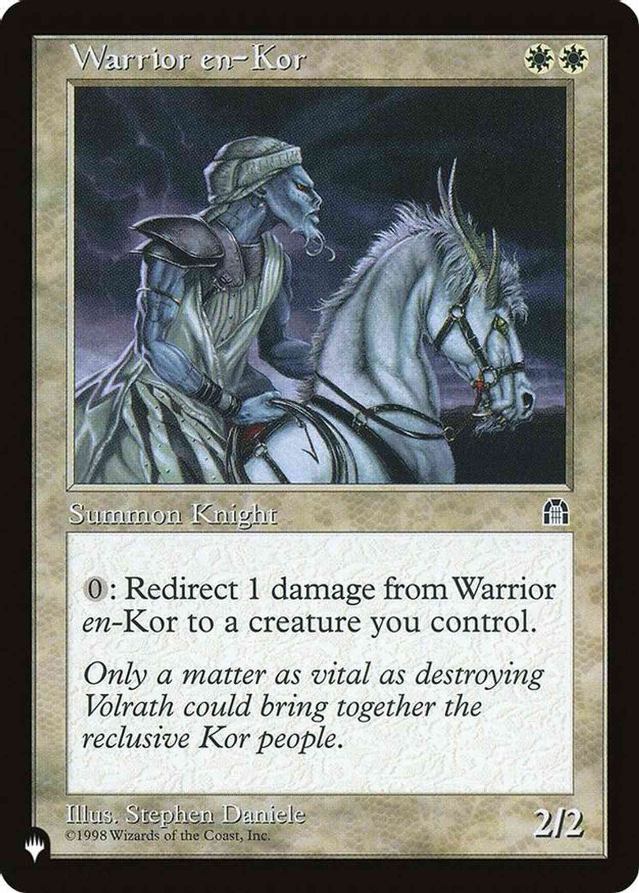 Warrior en-Kor magic card front