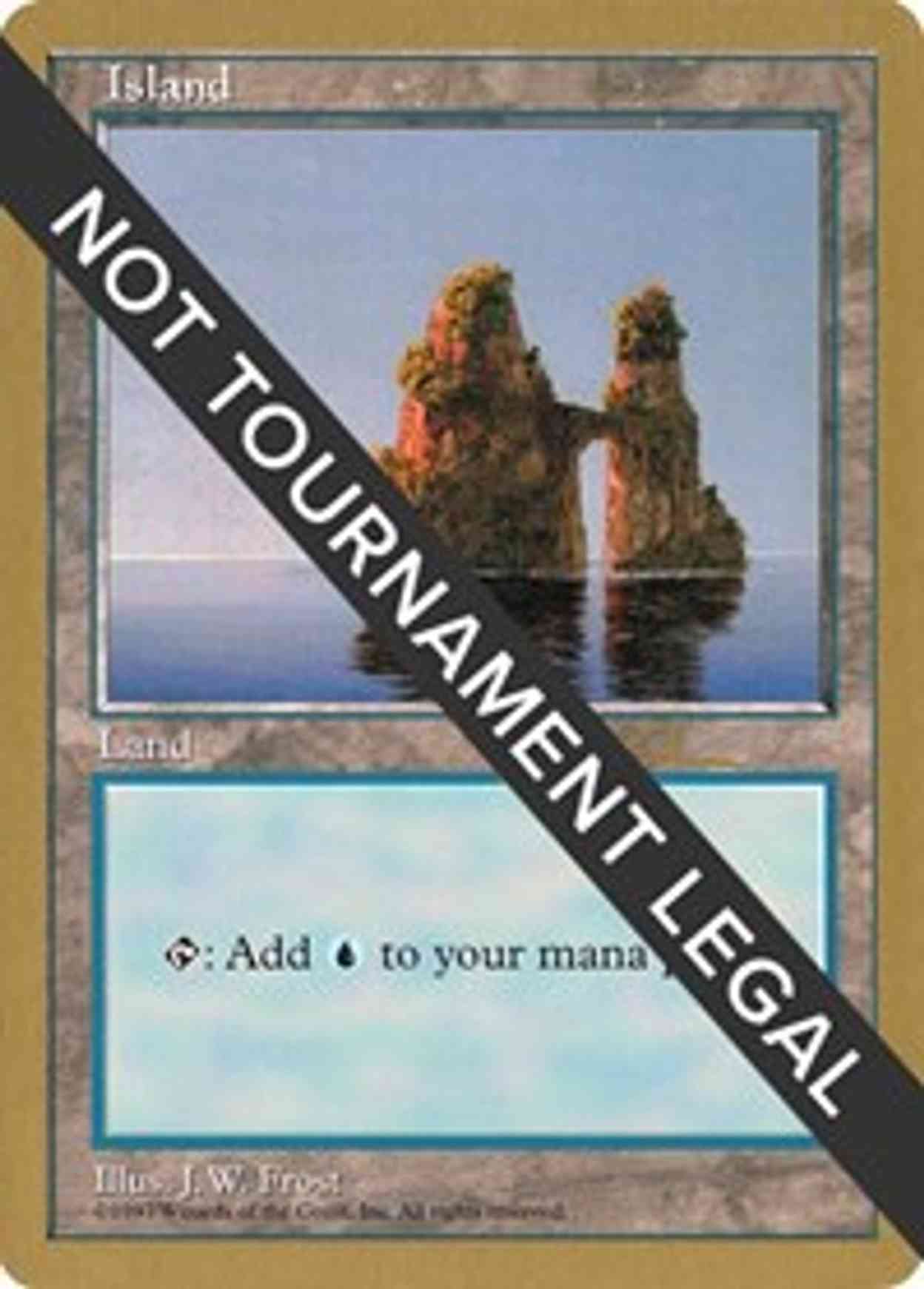 Island (427) - 1997 Paul McCabe (5ED) magic card front