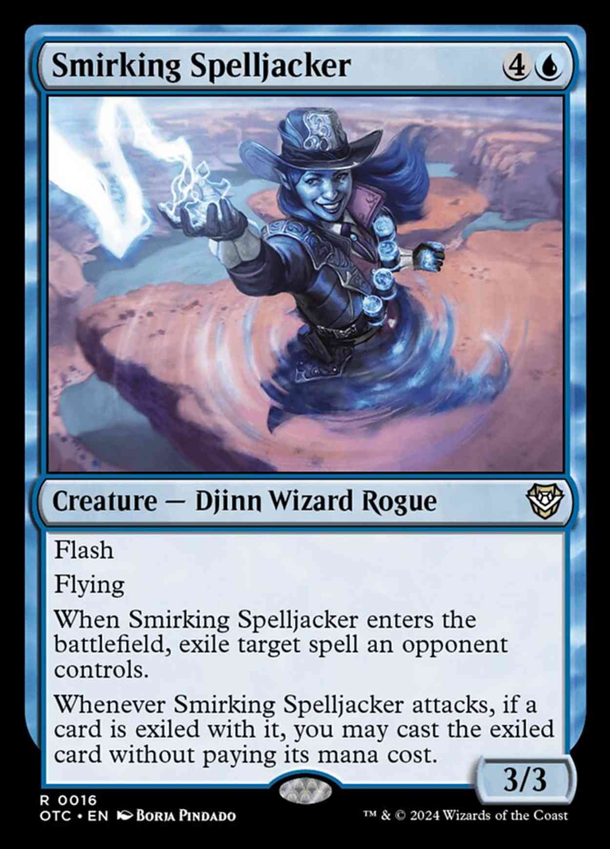 Smirking Spelljacker magic card front