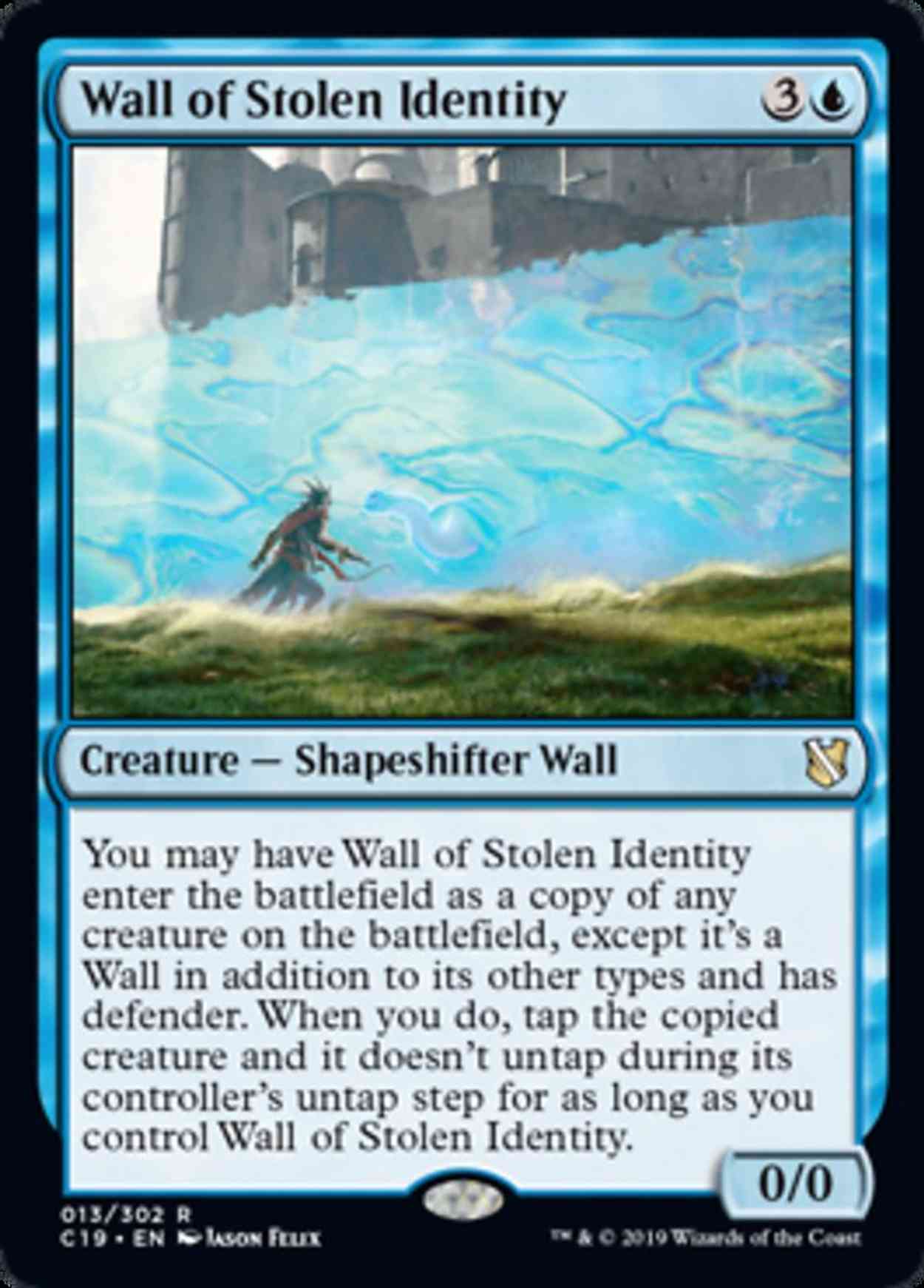 Wall of Stolen Identity magic card front