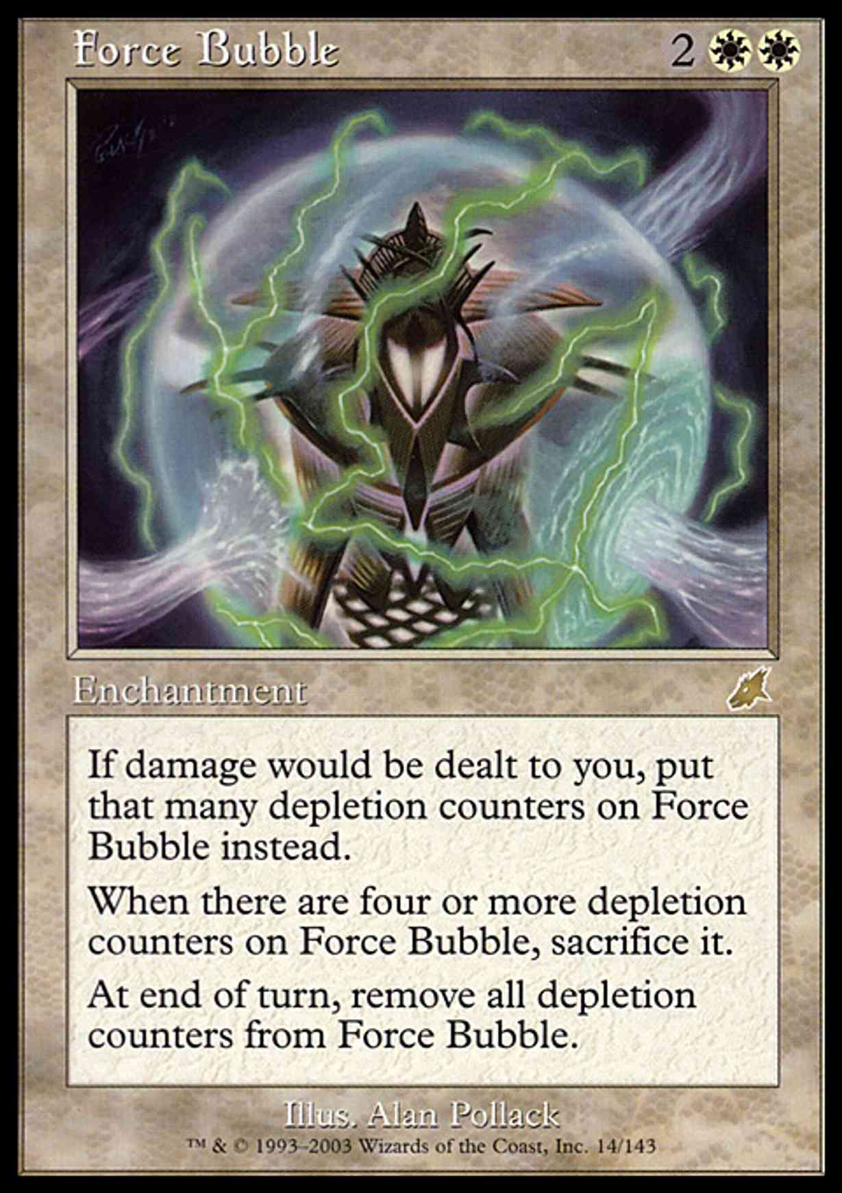 Force Bubble magic card front