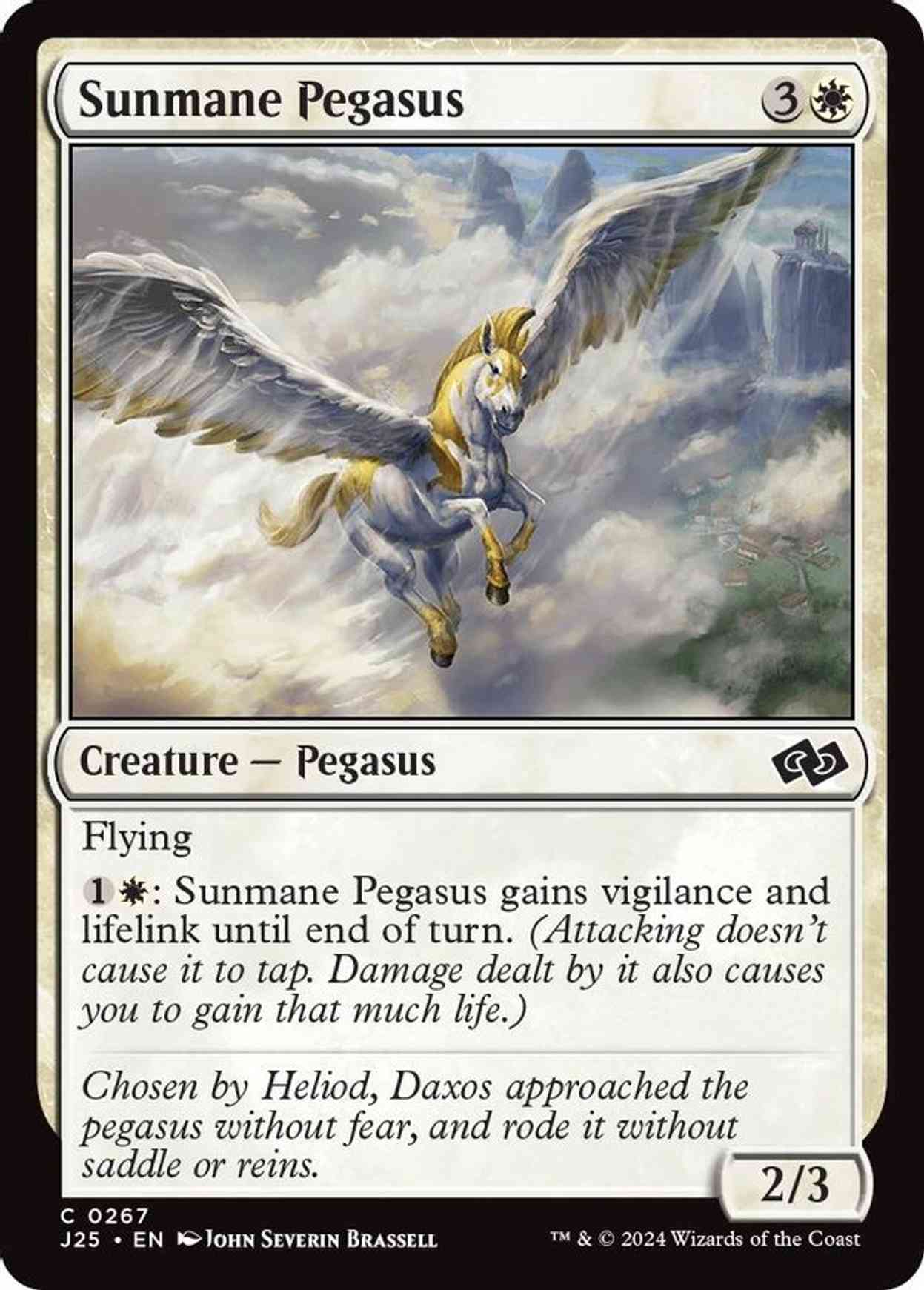 Sunmane Pegasus magic card front