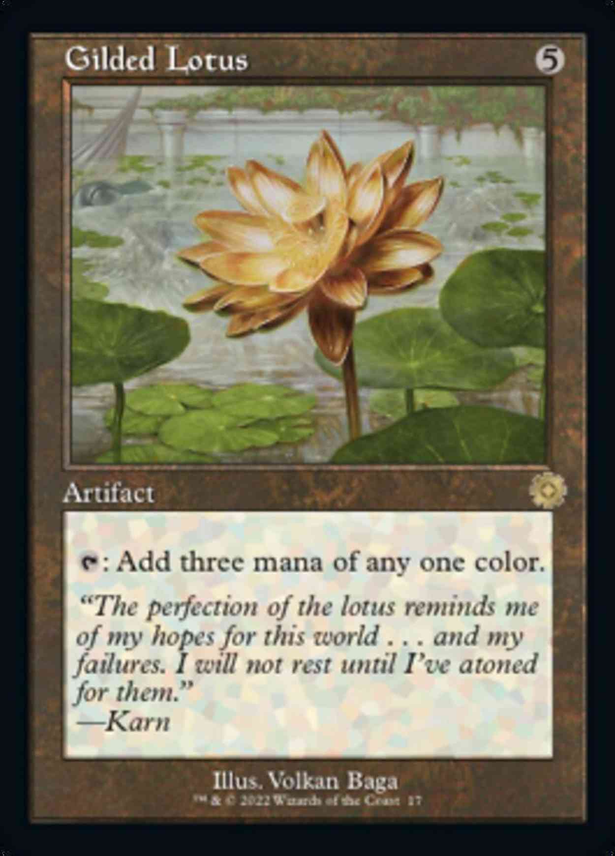Gilded Lotus magic card front