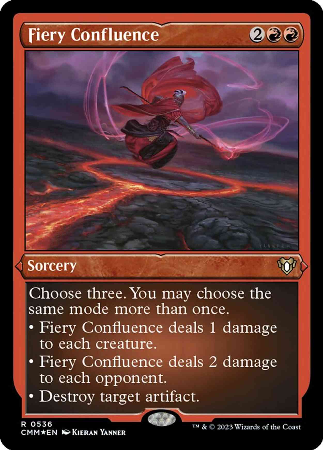 Fiery Confluence (Foil Etched) magic card front