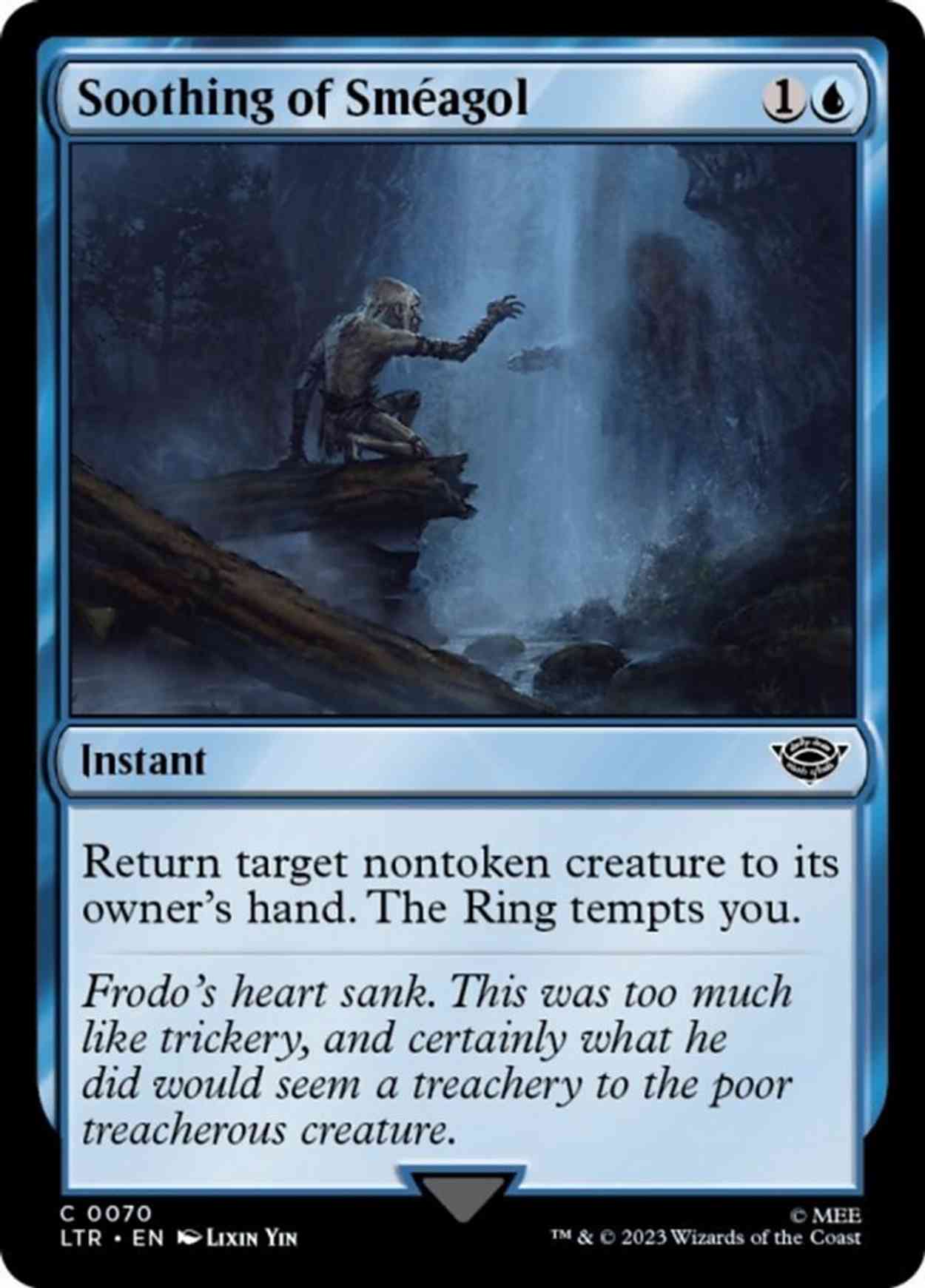 Soothing of Sméagol magic card front