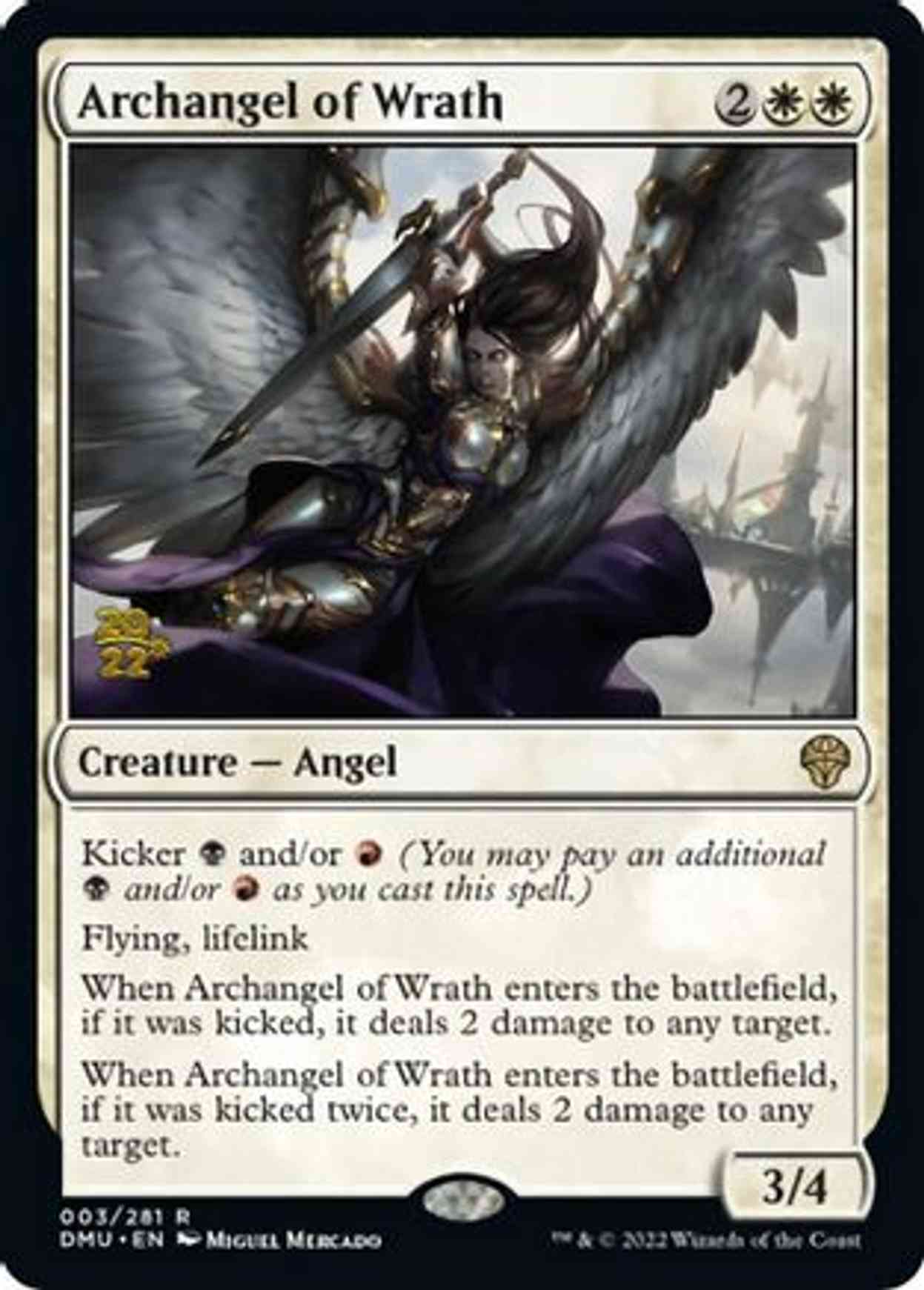 Archangel of Wrath magic card front