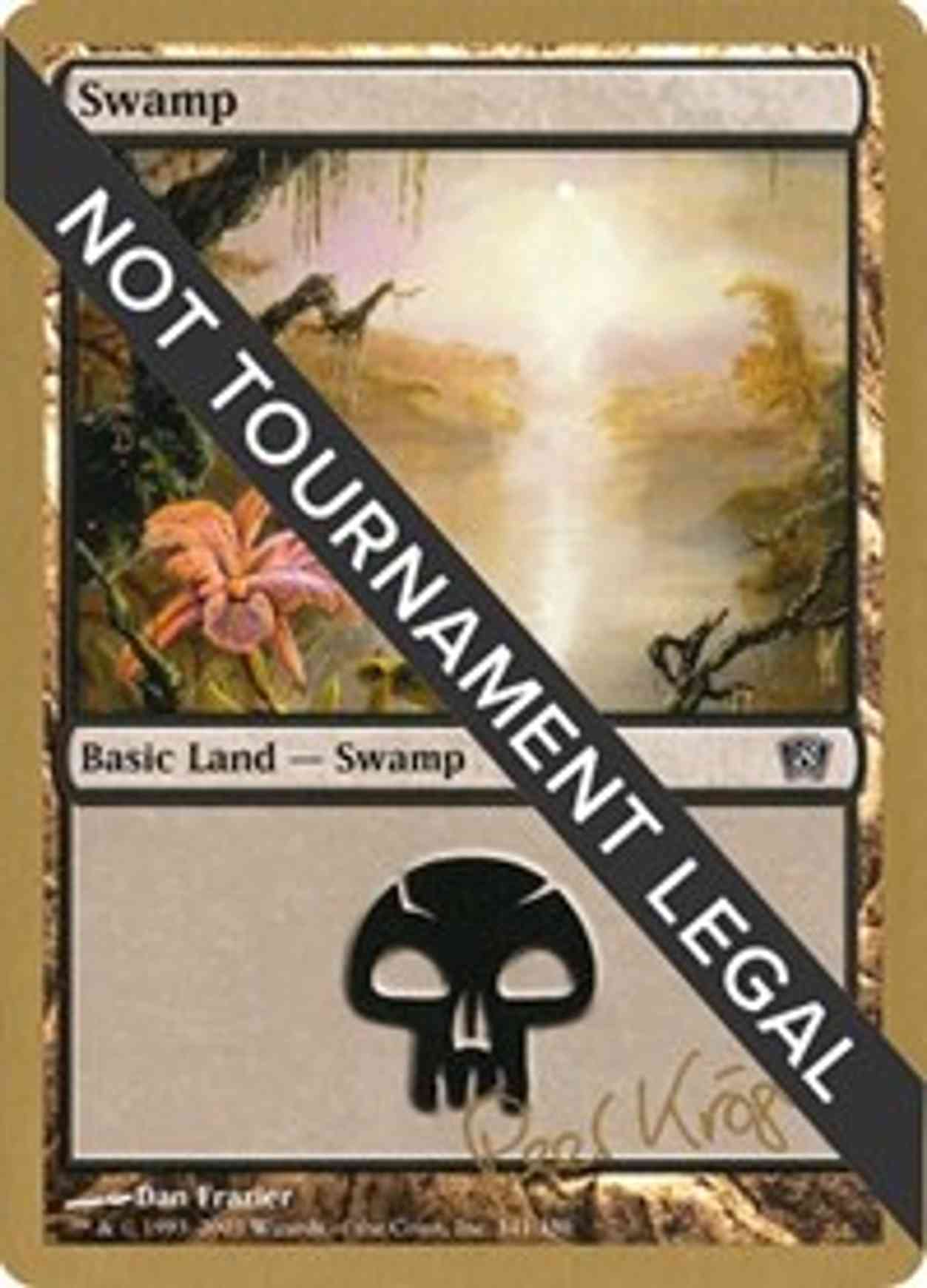 Swamp (341) - 2003 Peer Kroger (8ED) magic card front
