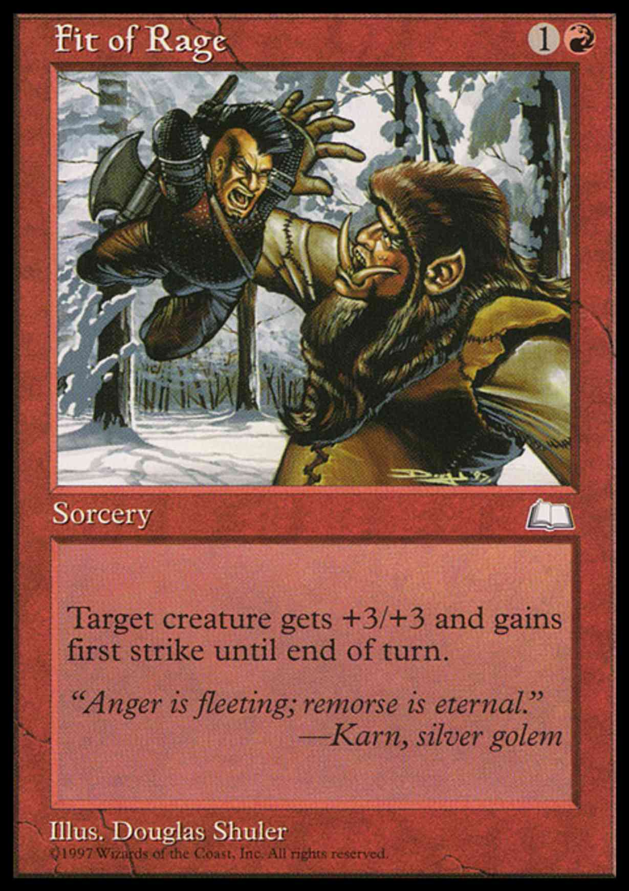 Fit of Rage magic card front