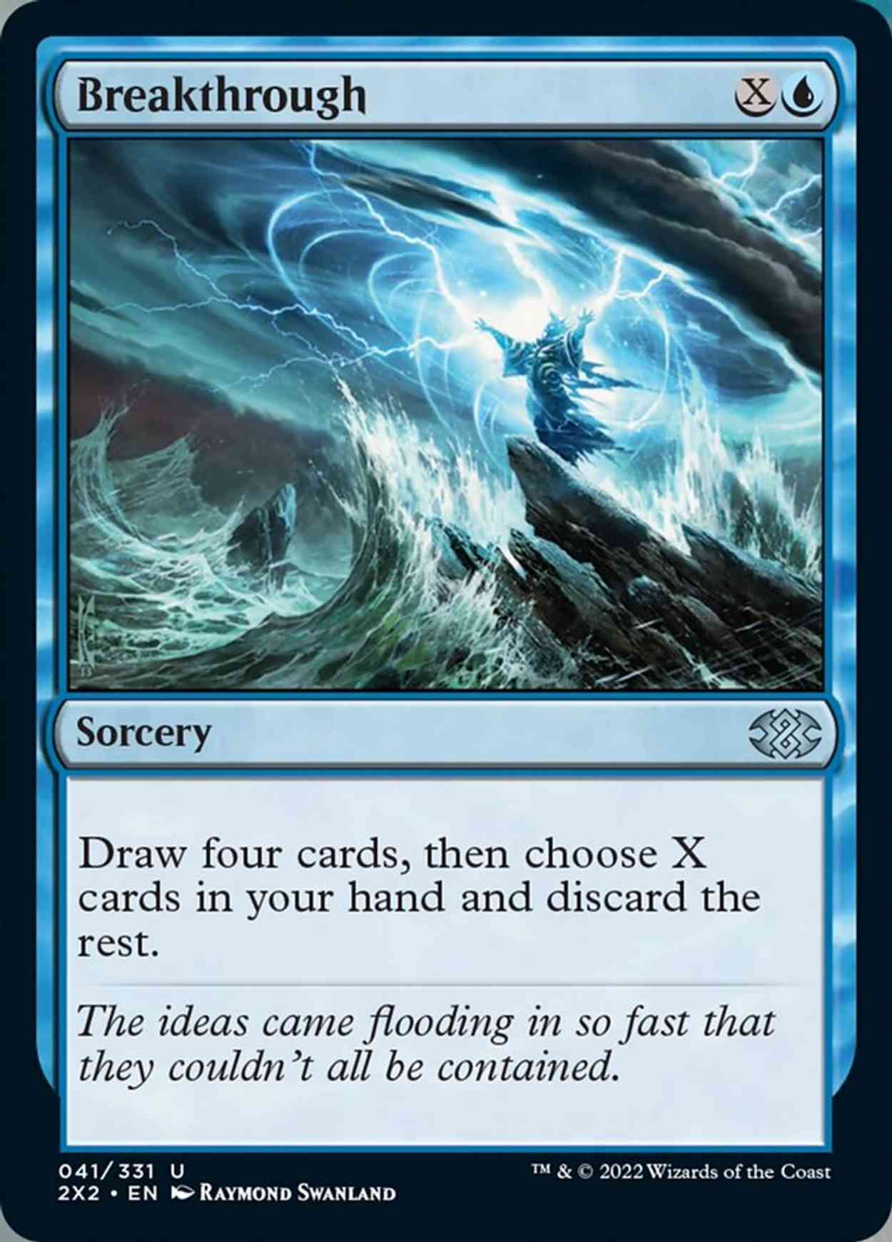 Breakthrough magic card front