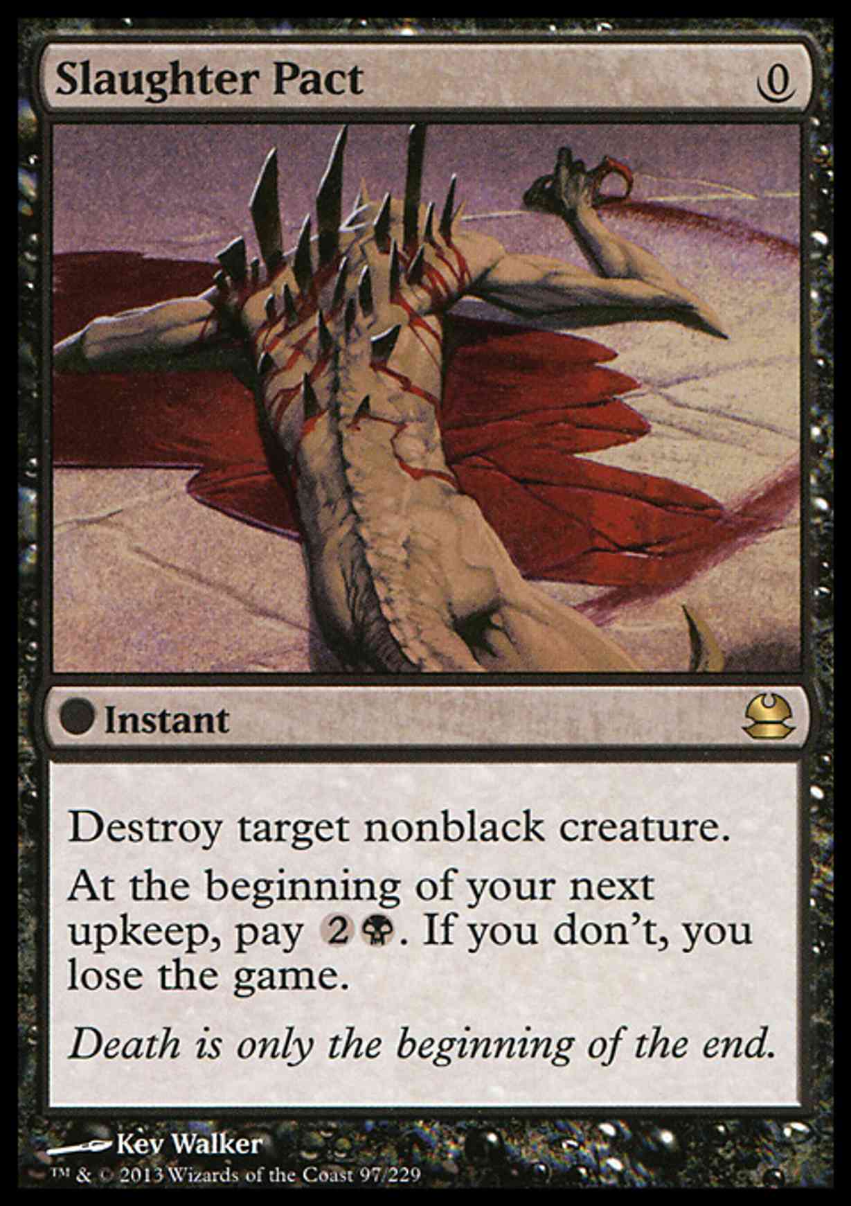 Slaughter Pact magic card front