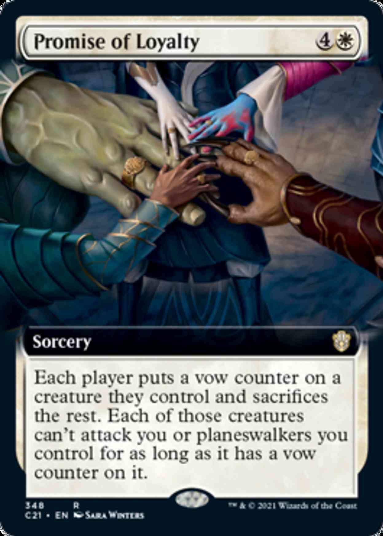Promise of Loyalty (Extended Art) magic card front