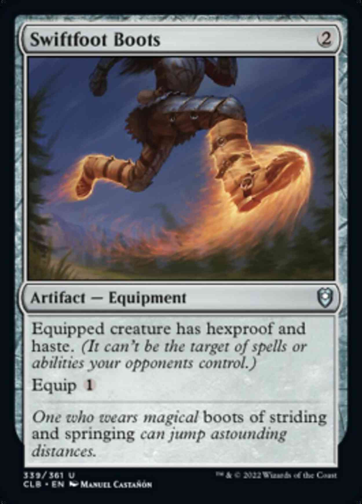 Swiftfoot Boots magic card front