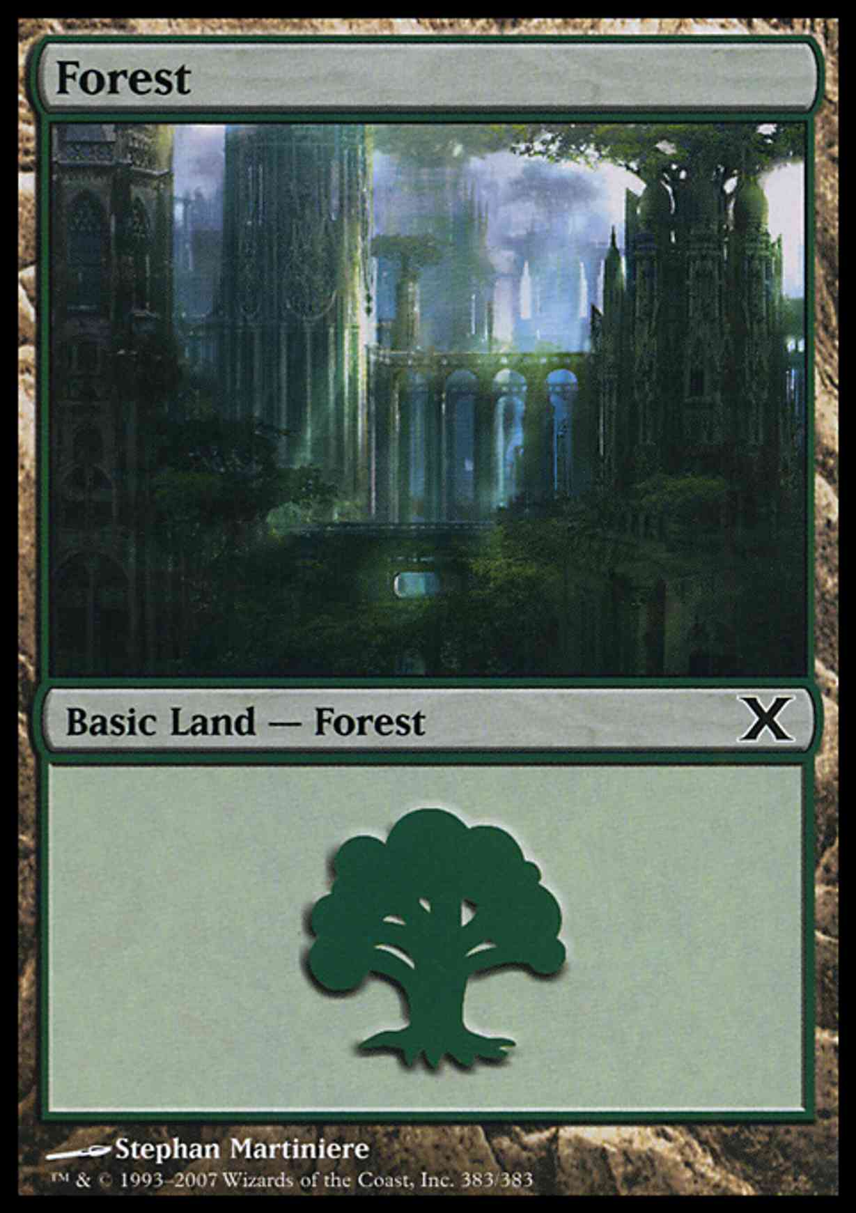 Forest (383) magic card front