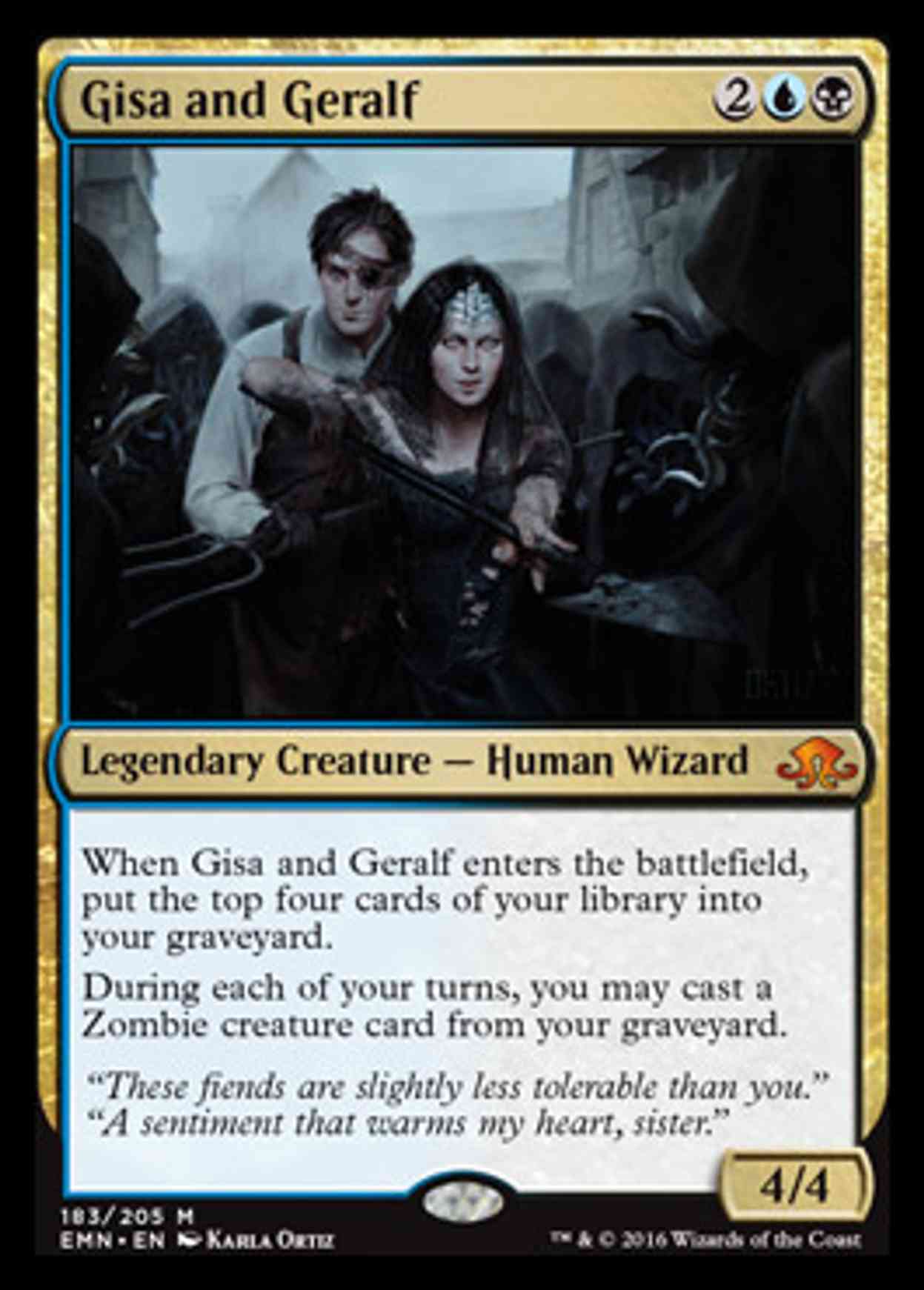 Gisa and Geralf magic card front
