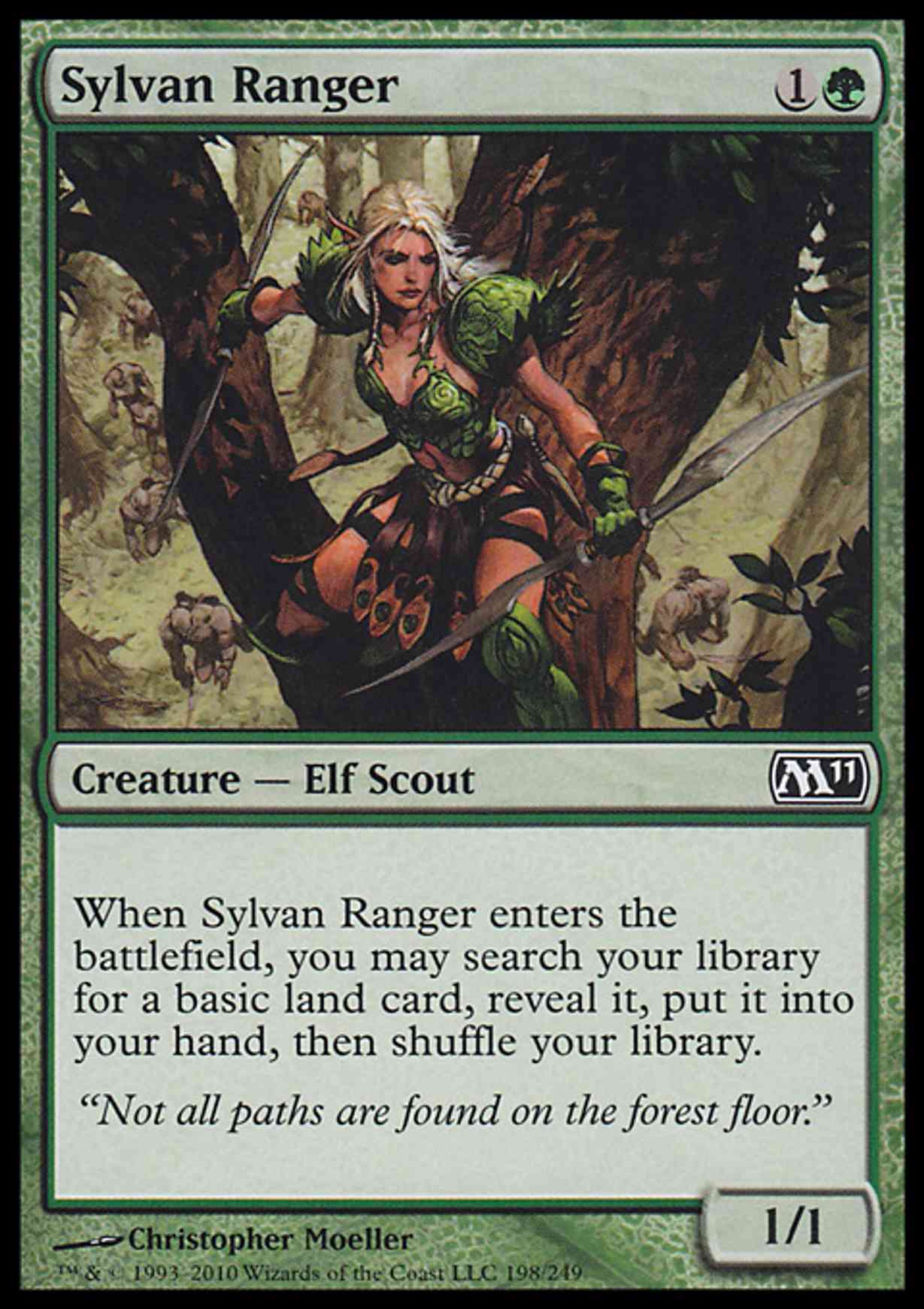 Sylvan Ranger magic card front