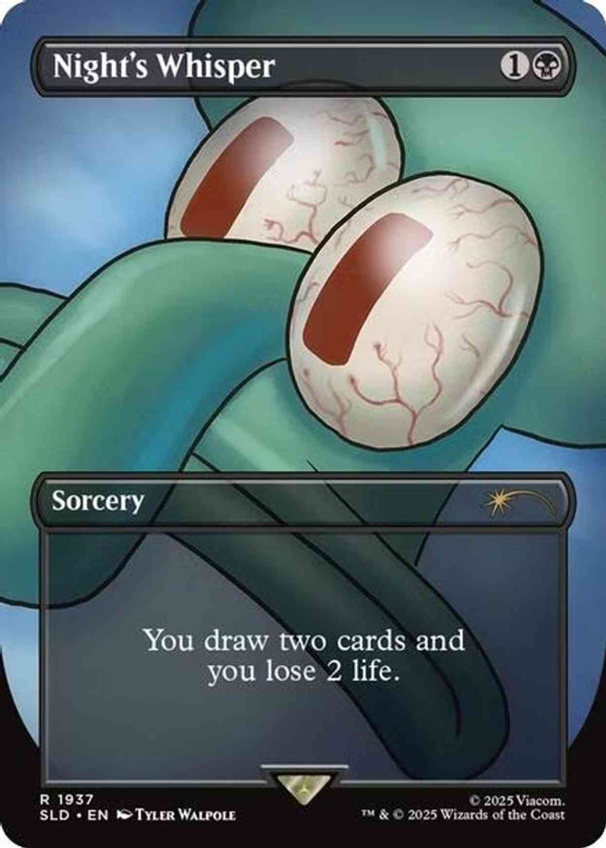 Night's Whisper magic card front