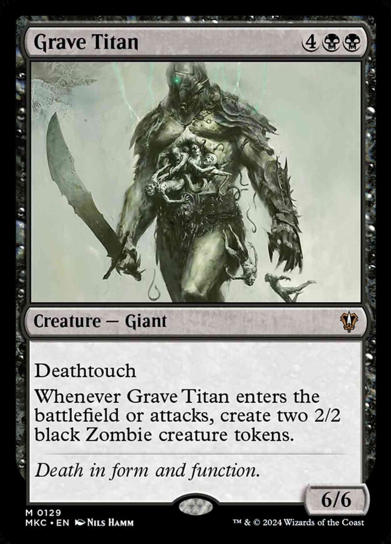 Grave Titan magic card front