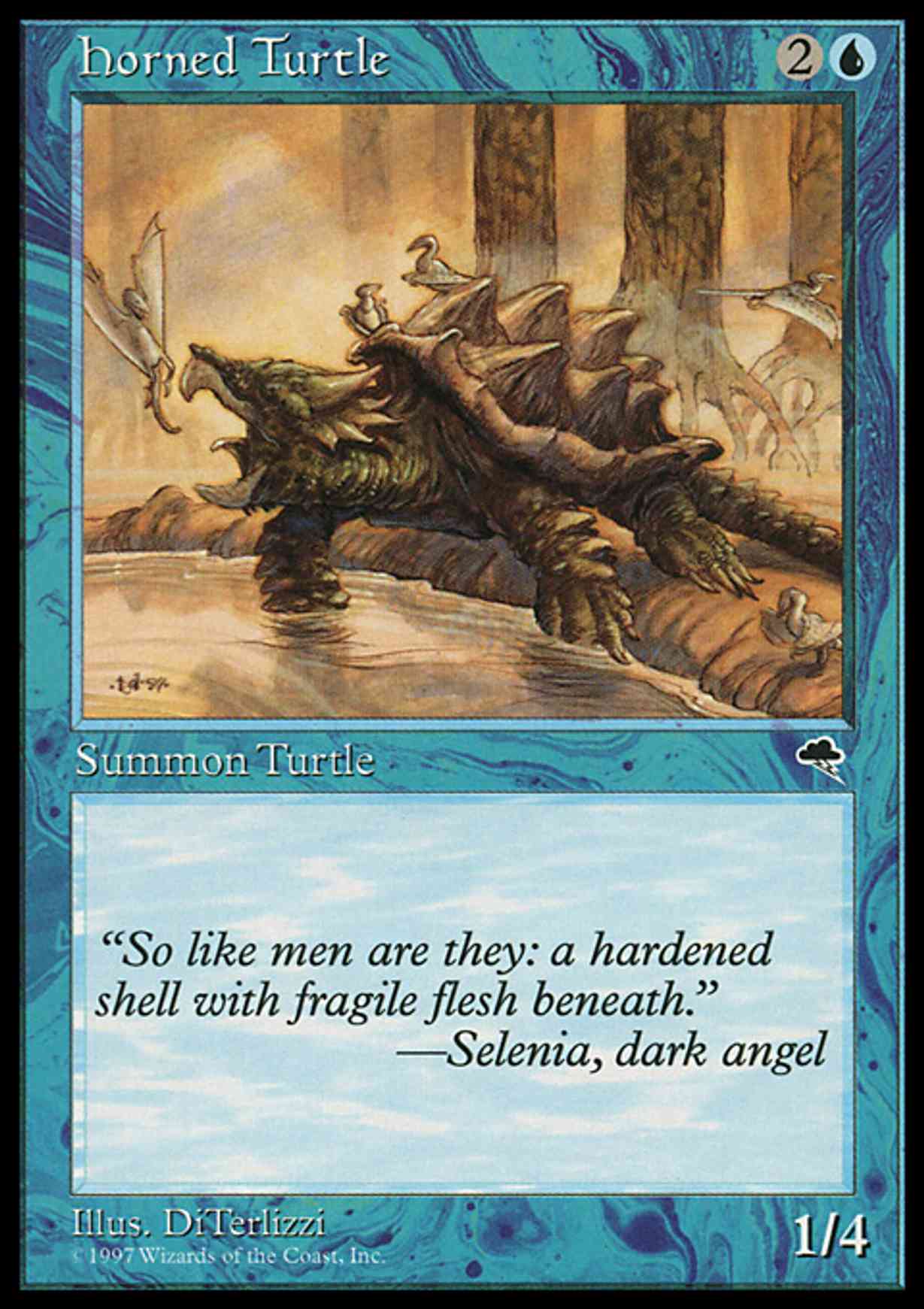 Horned Turtle Price from mtg Tempest