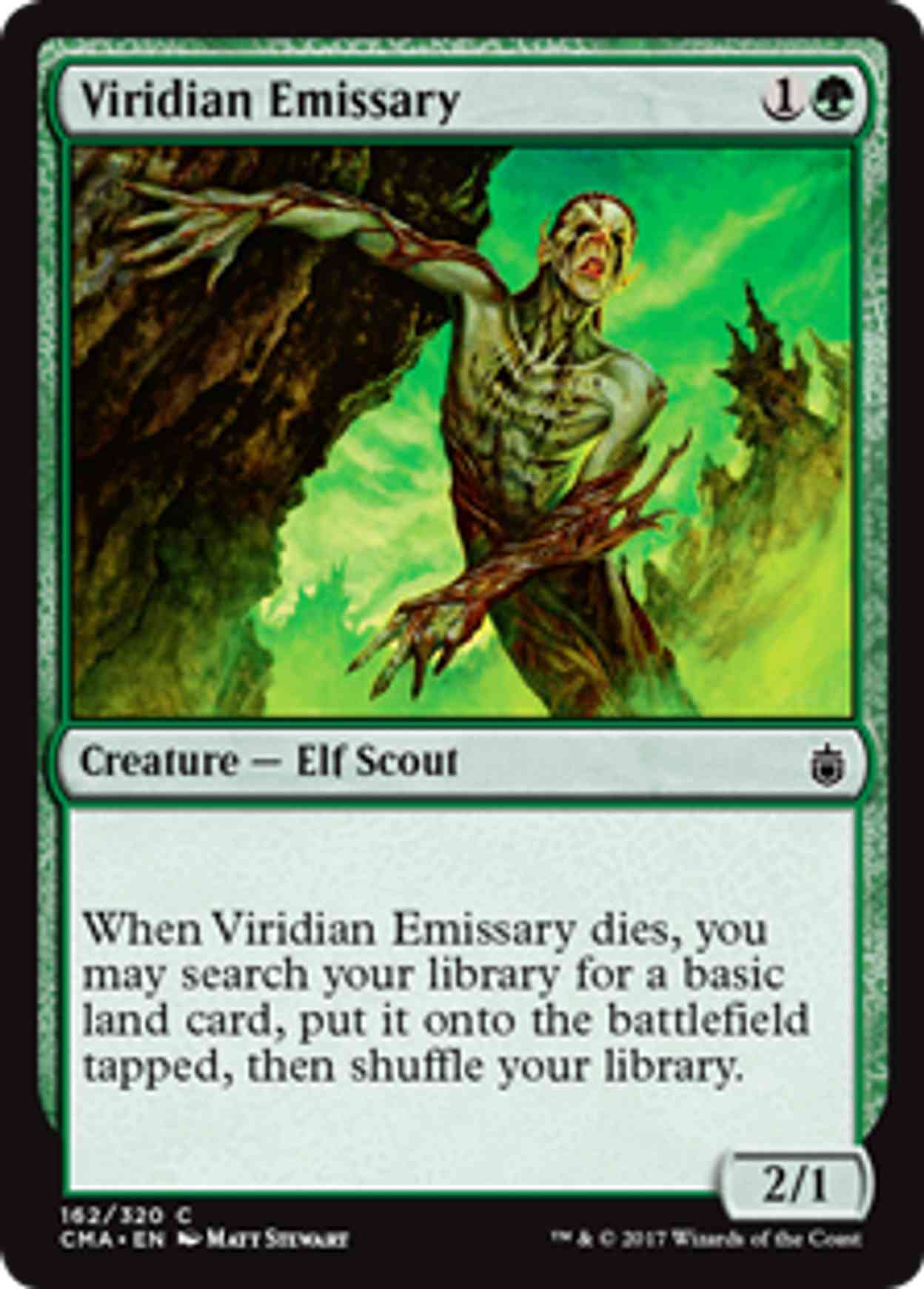 Viridian Emissary magic card front