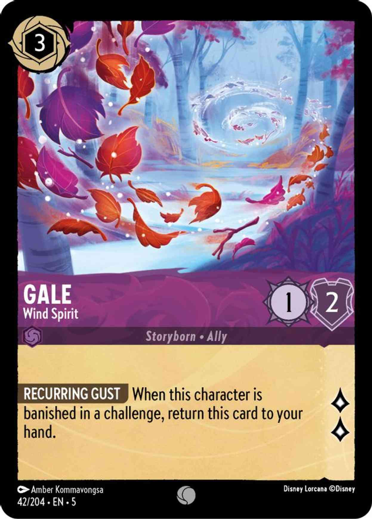 Gale - Wind Spirit magic card front