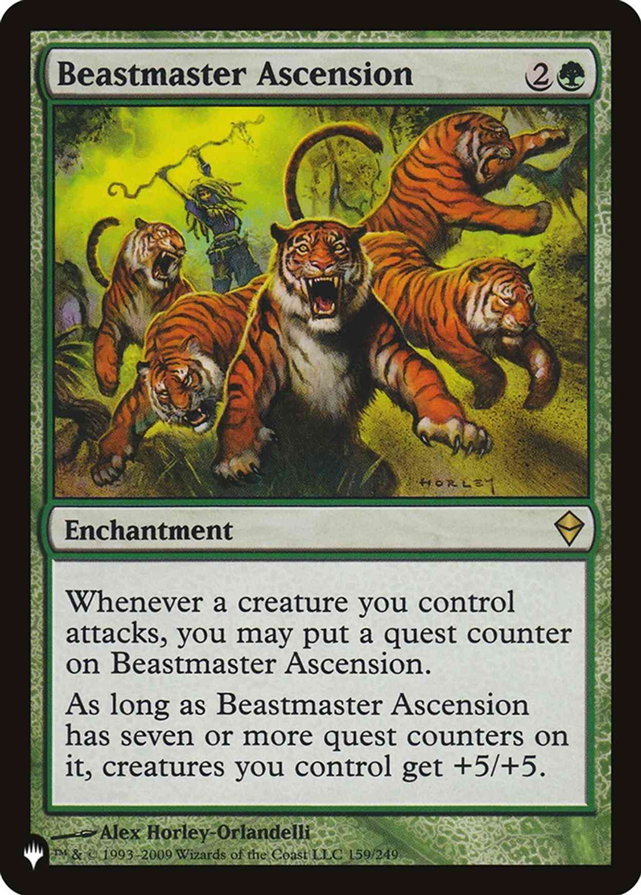 Beastmaster Ascension (159) magic card front