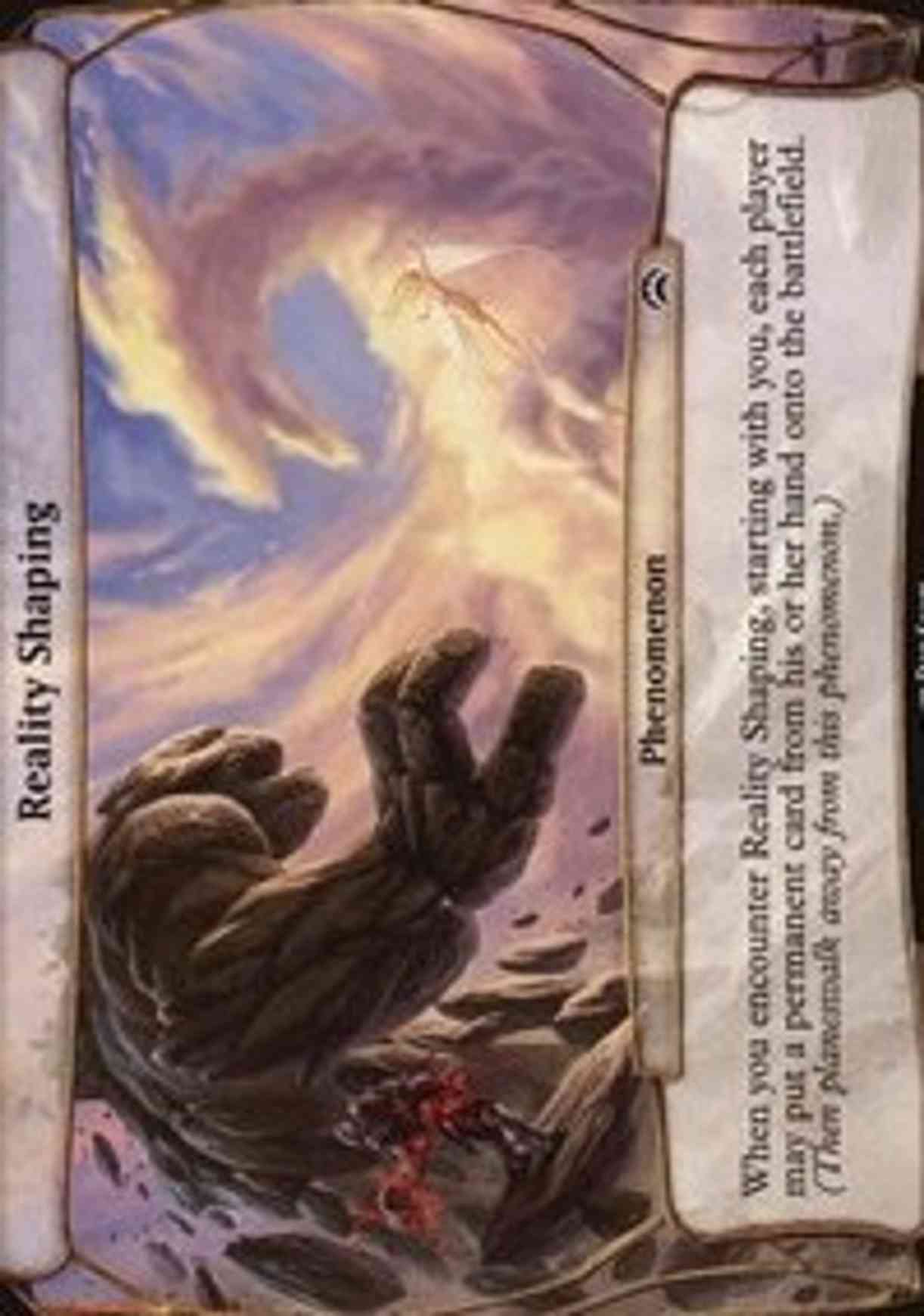 Reality Shaping (Planechase 2012) magic card front